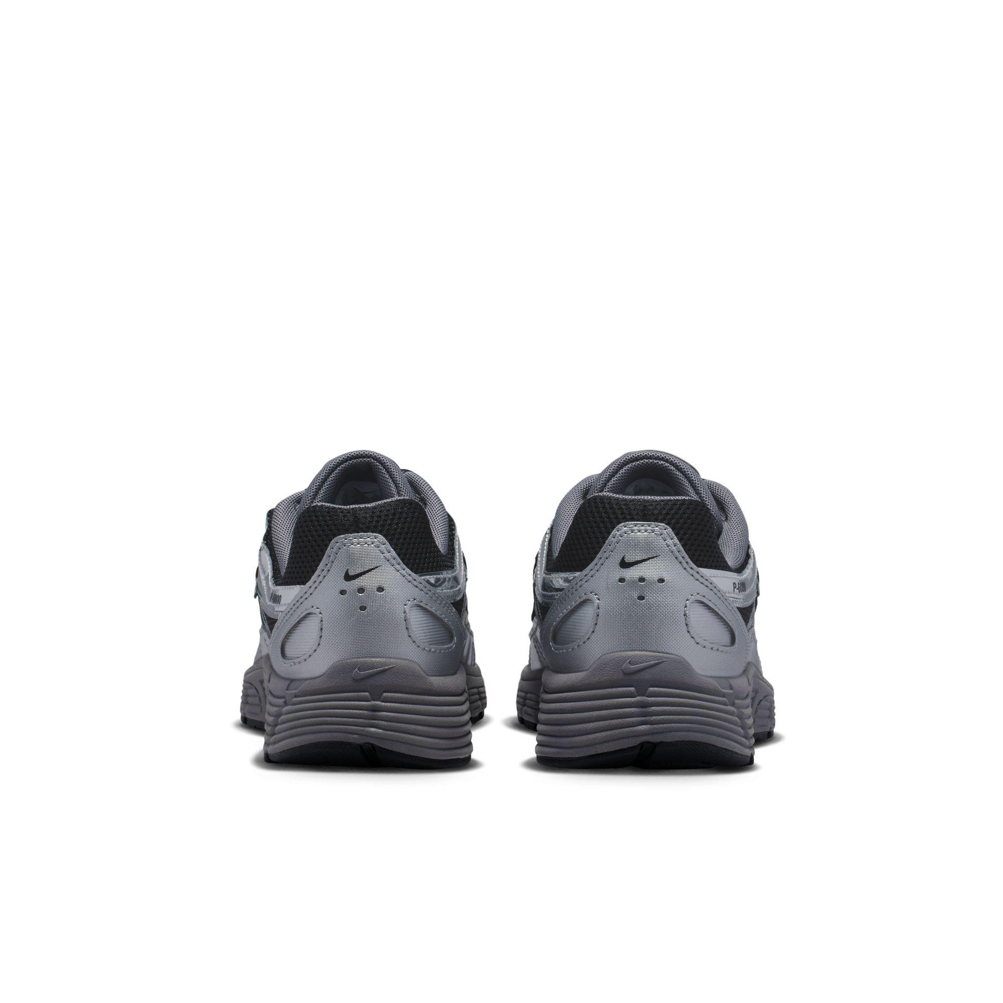 Nike P-6000 "Black/Metallic Silver/Pencil Point" Grade School Boys' Shoe - BLACK/SILVER