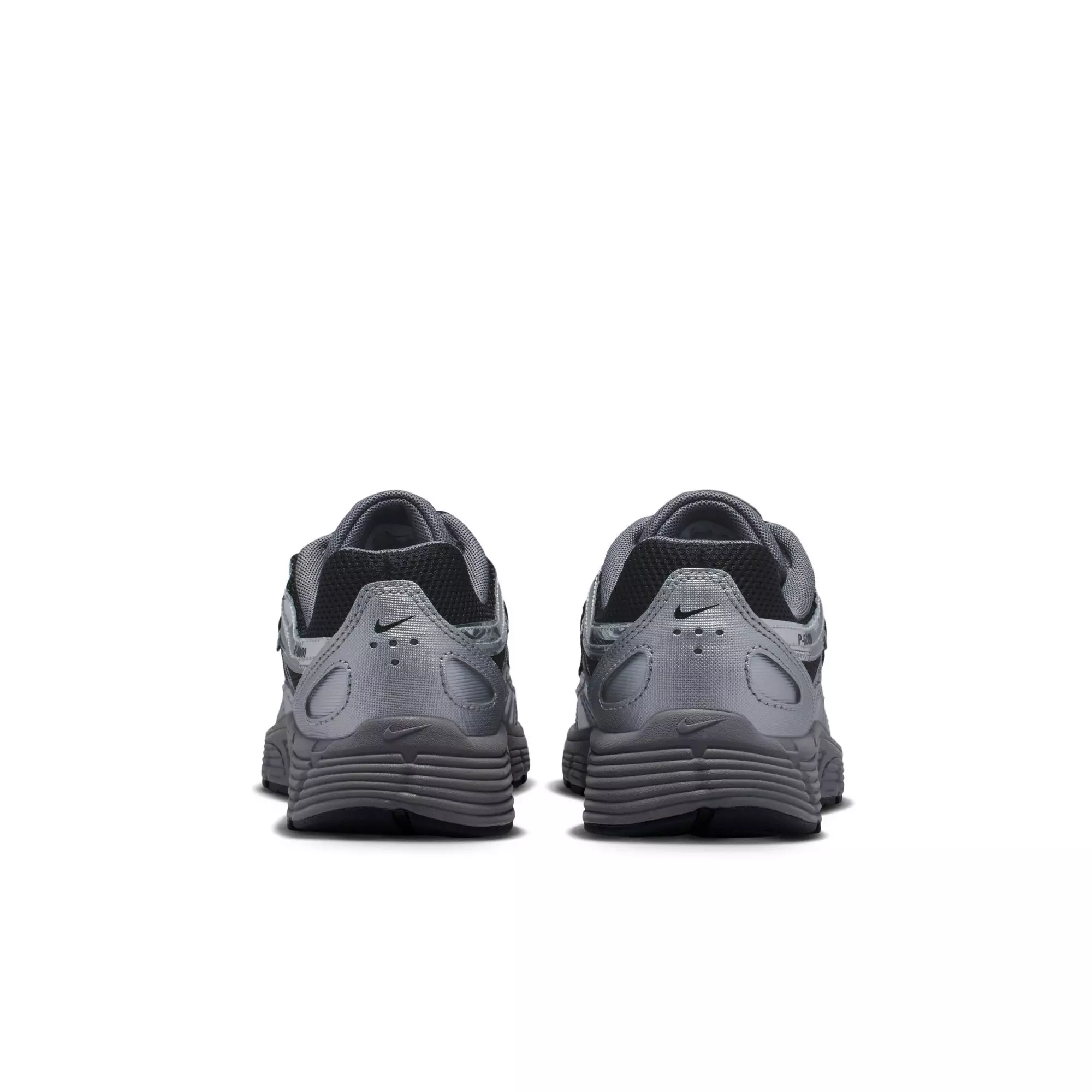 Nike P-6000 "Black/Metallic Silver/Pencil Point" Grade School Boys' Shoe - BLACK/SILVER
