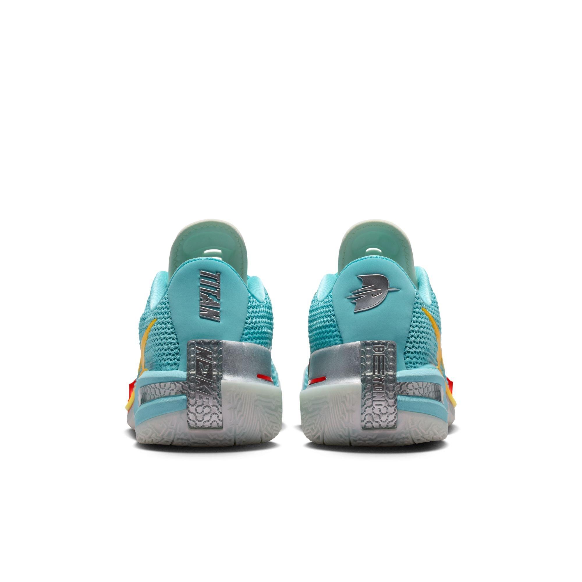 Nike G.T. Cut "Dylan Harper x TITAN" Men's Basketball Shoe - BLEACHED AQUA/CASHMERE/SPORT GOLD Thumbnail View 10