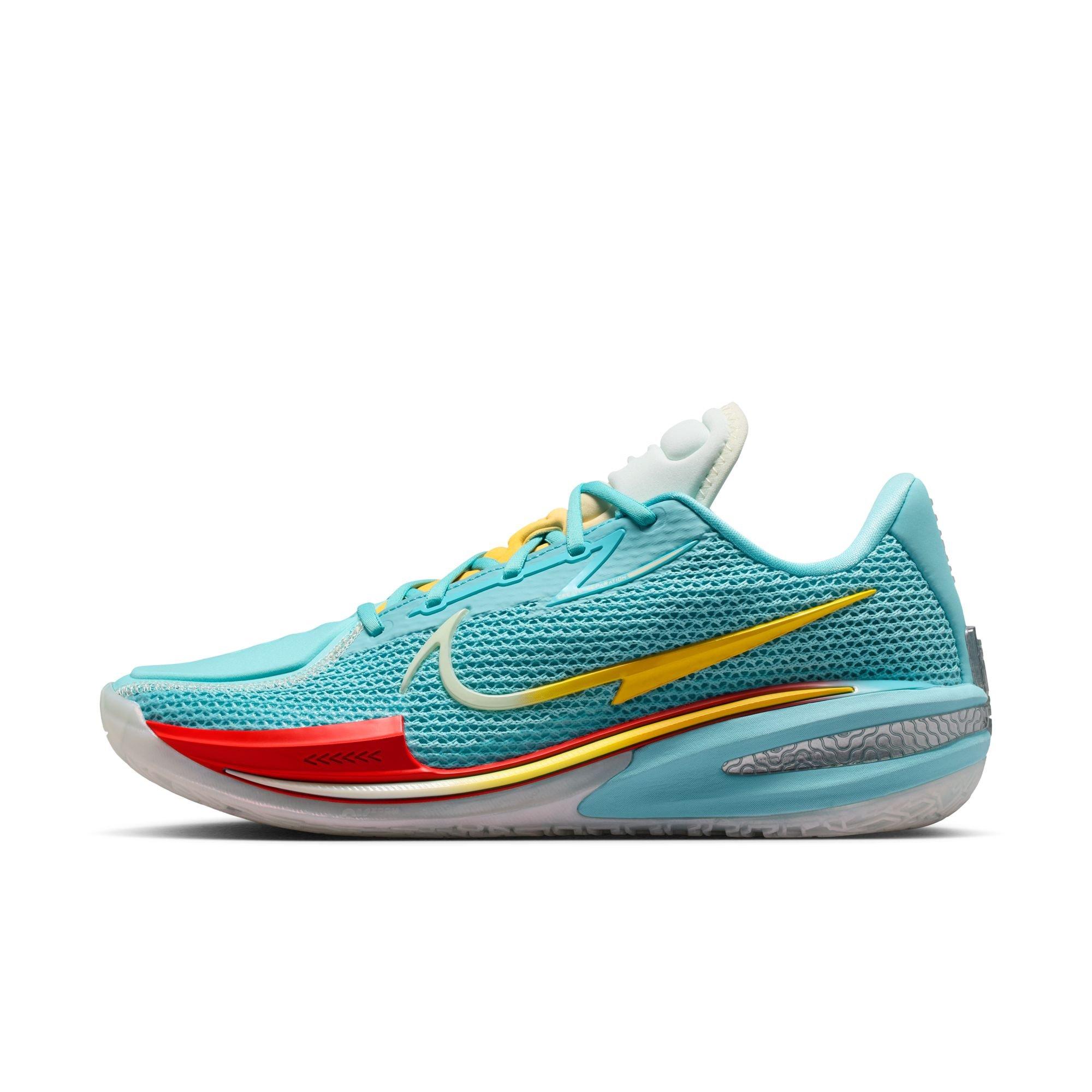 Nike G.T. Cut "Dylan Harper x TITAN" Men's Basketball Shoe - BLEACHED AQUA/CASHMERE/SPORT GOLD Thumbnail View 8