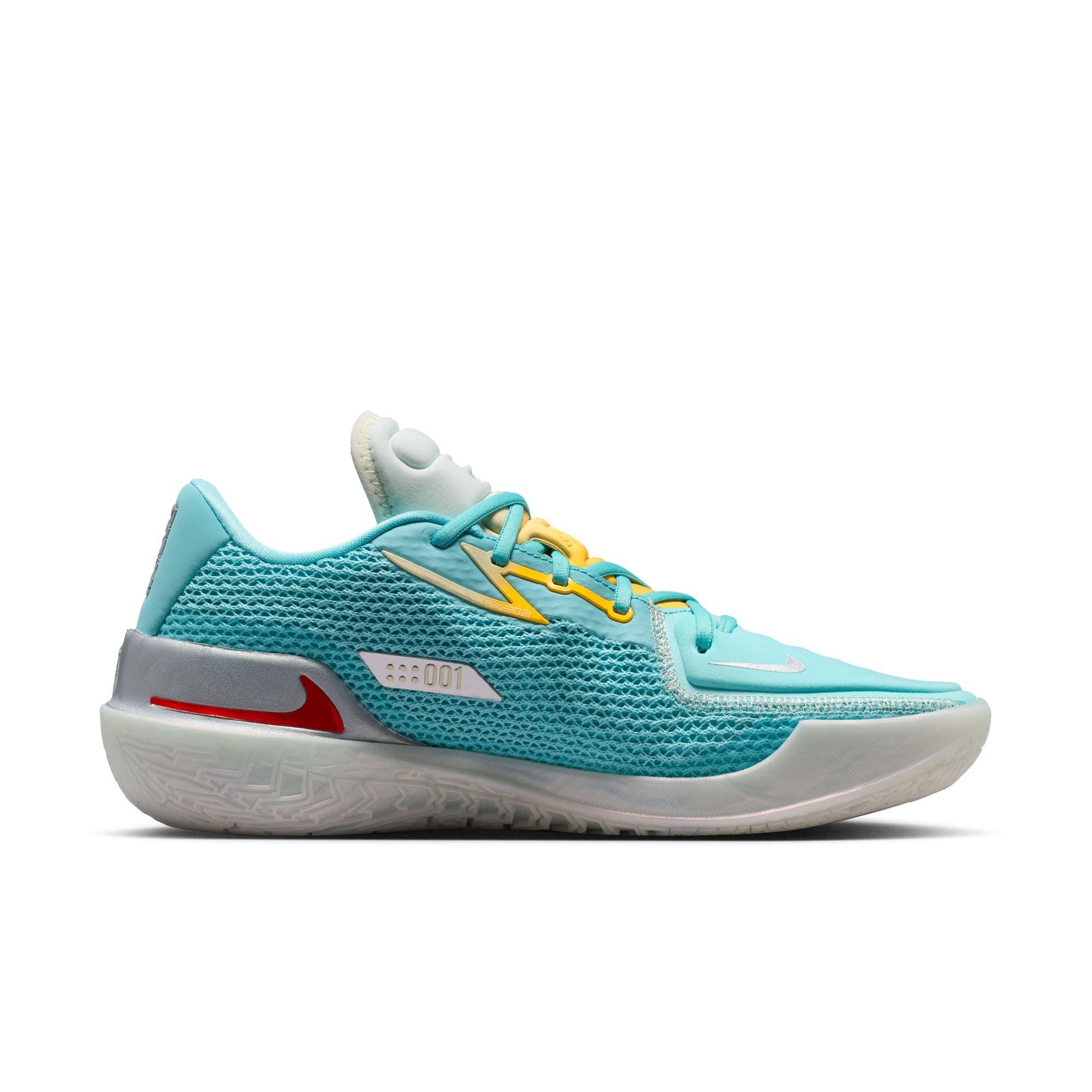 Nike G.T. Cut "Dylan Harper x TITAN" Men's Basketball Shoe - BLEACHED AQUA/CASHMERE/SPORT GOLD Thumbnail View 3