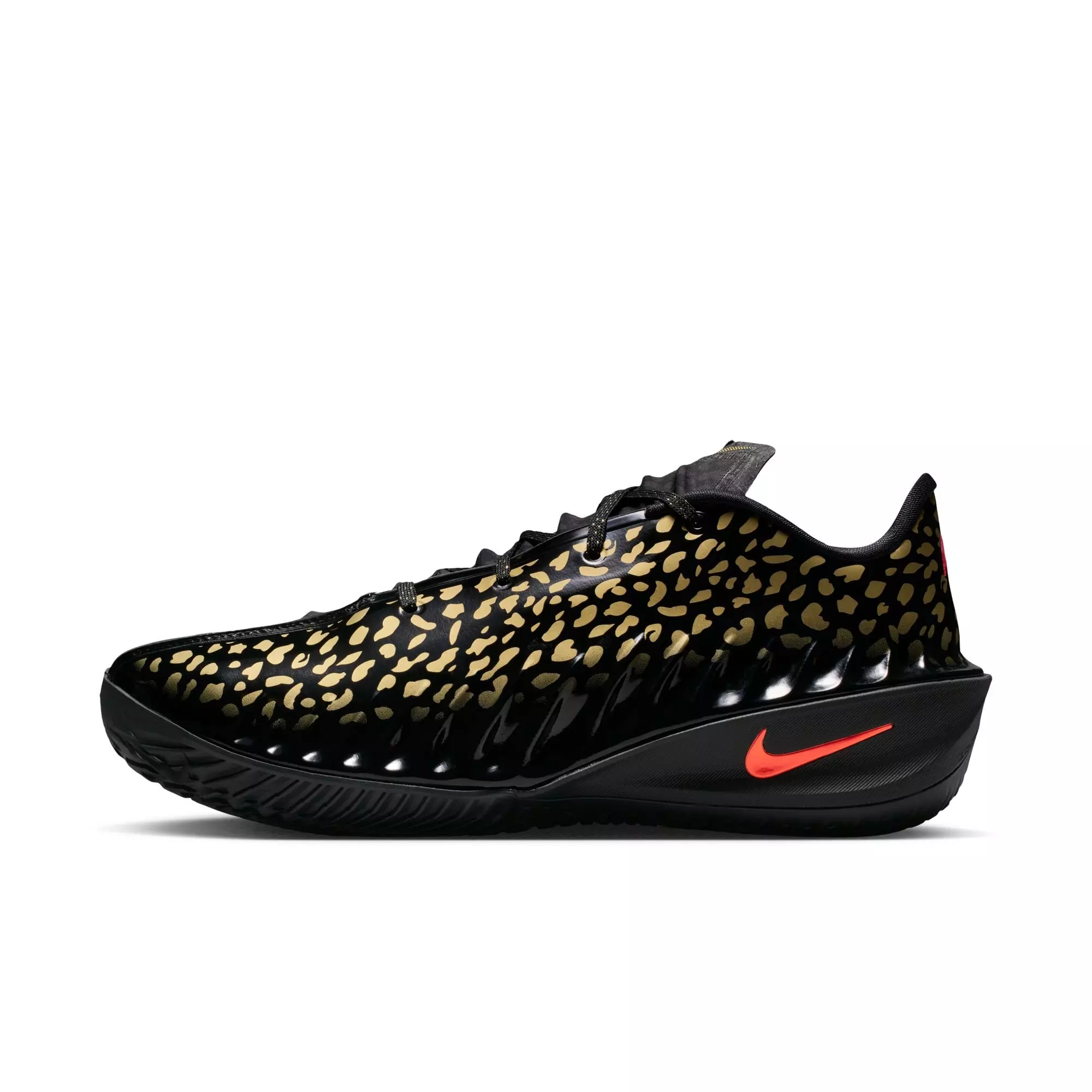Nike G.T. Cut 4 "Victor Wembanyama" Men's Basketball Shoe - BLACK/BRIGHT CRIMSON/METALLIC GOLD