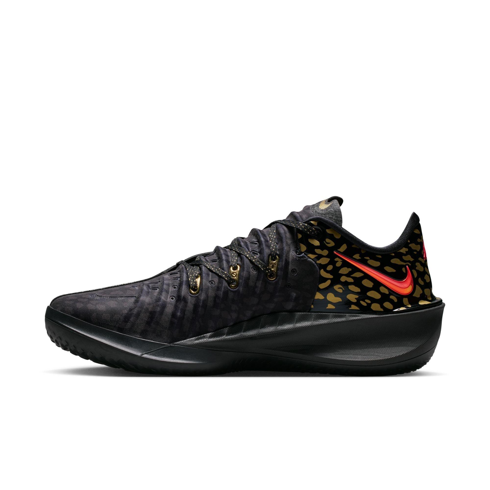 Nike G.T. Cut 4 "Victor Wembanyama" Men's Basketball Shoe - BLACK/BRIGHT CRIMSON/METALLIC GOLD Thumbnail View 9