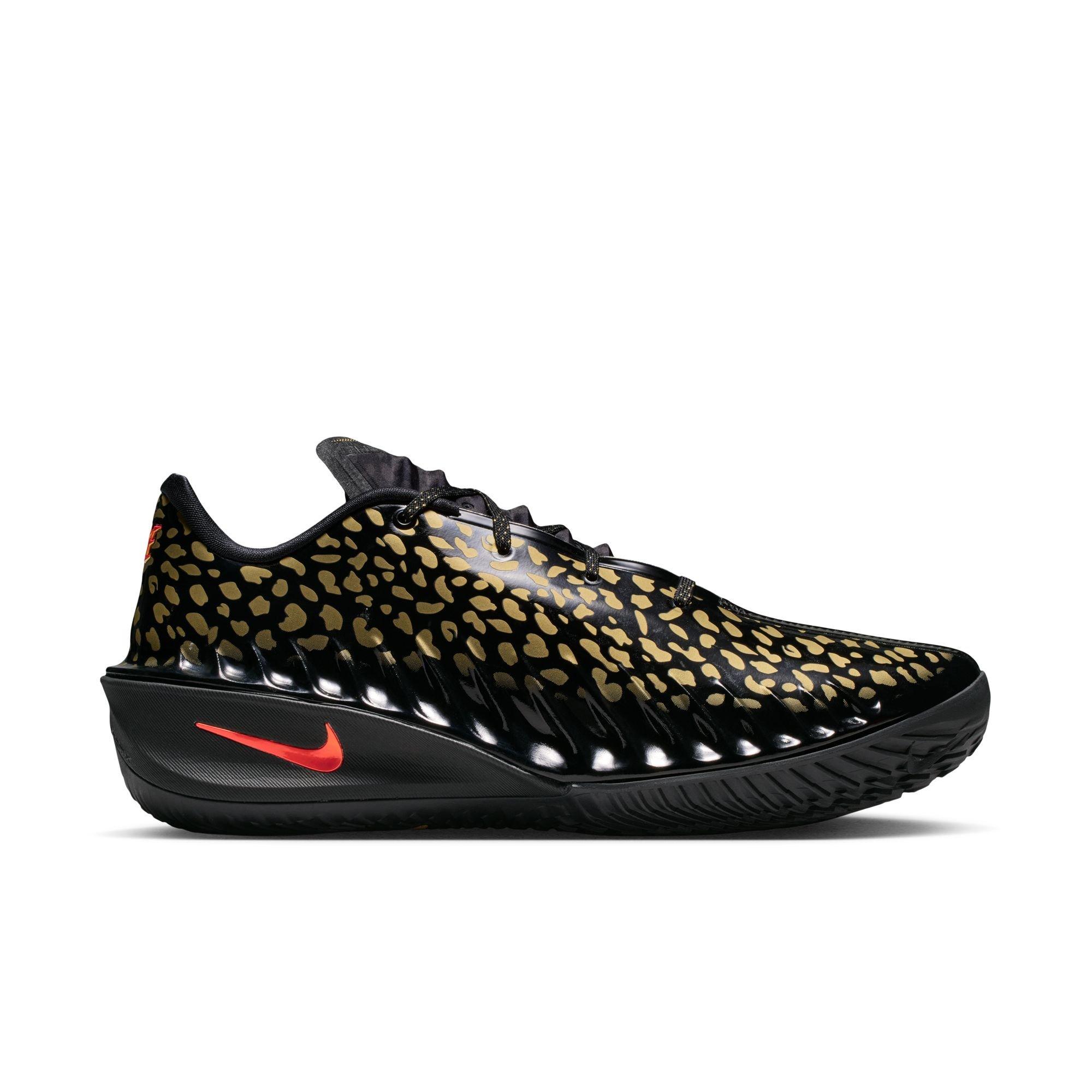 Nike G.T. Cut 4 "Victor Wembanyama" Men's Basketball Shoe - BLACK/BRIGHT CRIMSON/METALLIC GOLD Thumbnail View 2