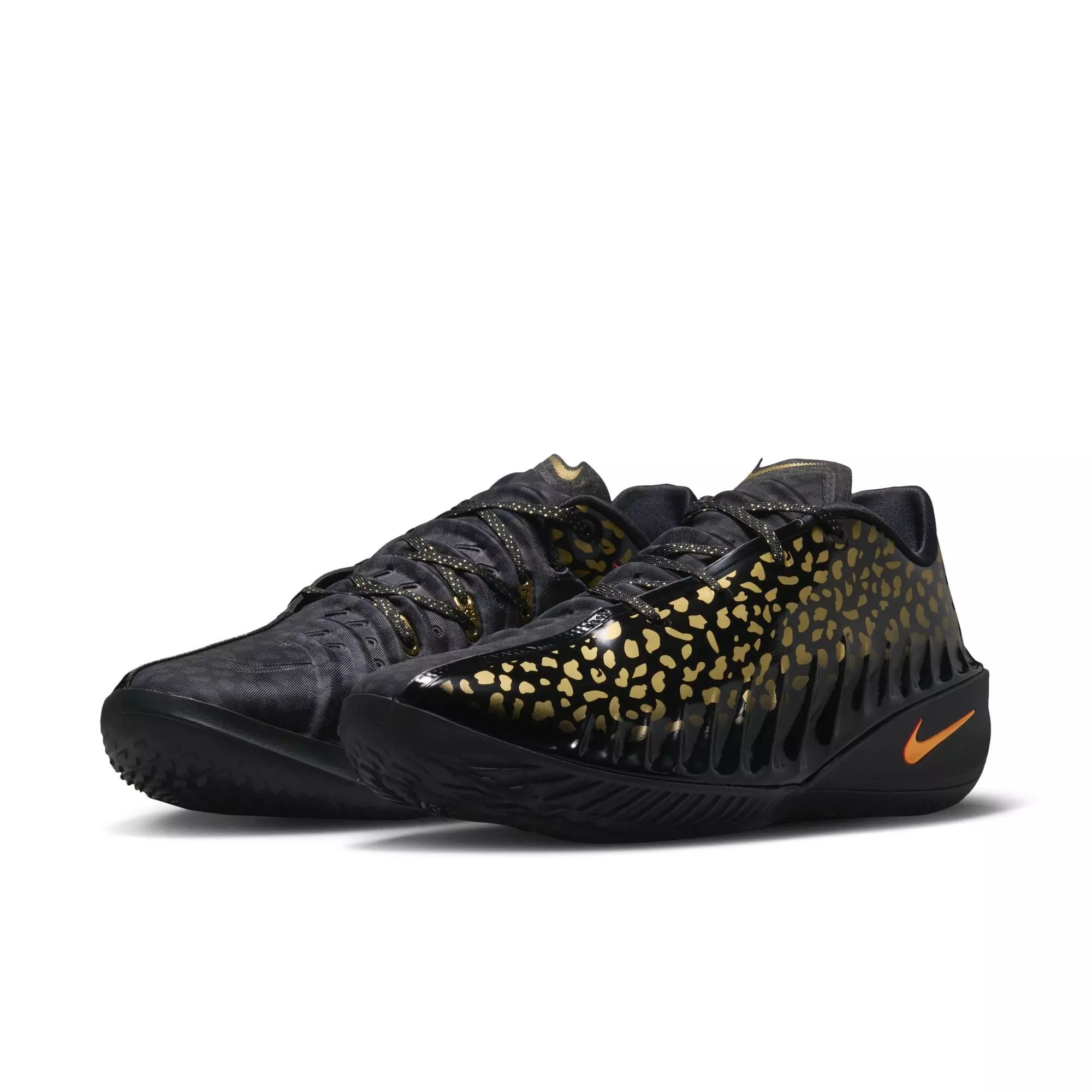 Nike G.T. Cut 4 "Victor Wembanyama" Men's Basketball Shoe - BLACK/BRIGHT CRIMSON/METALLIC GOLD