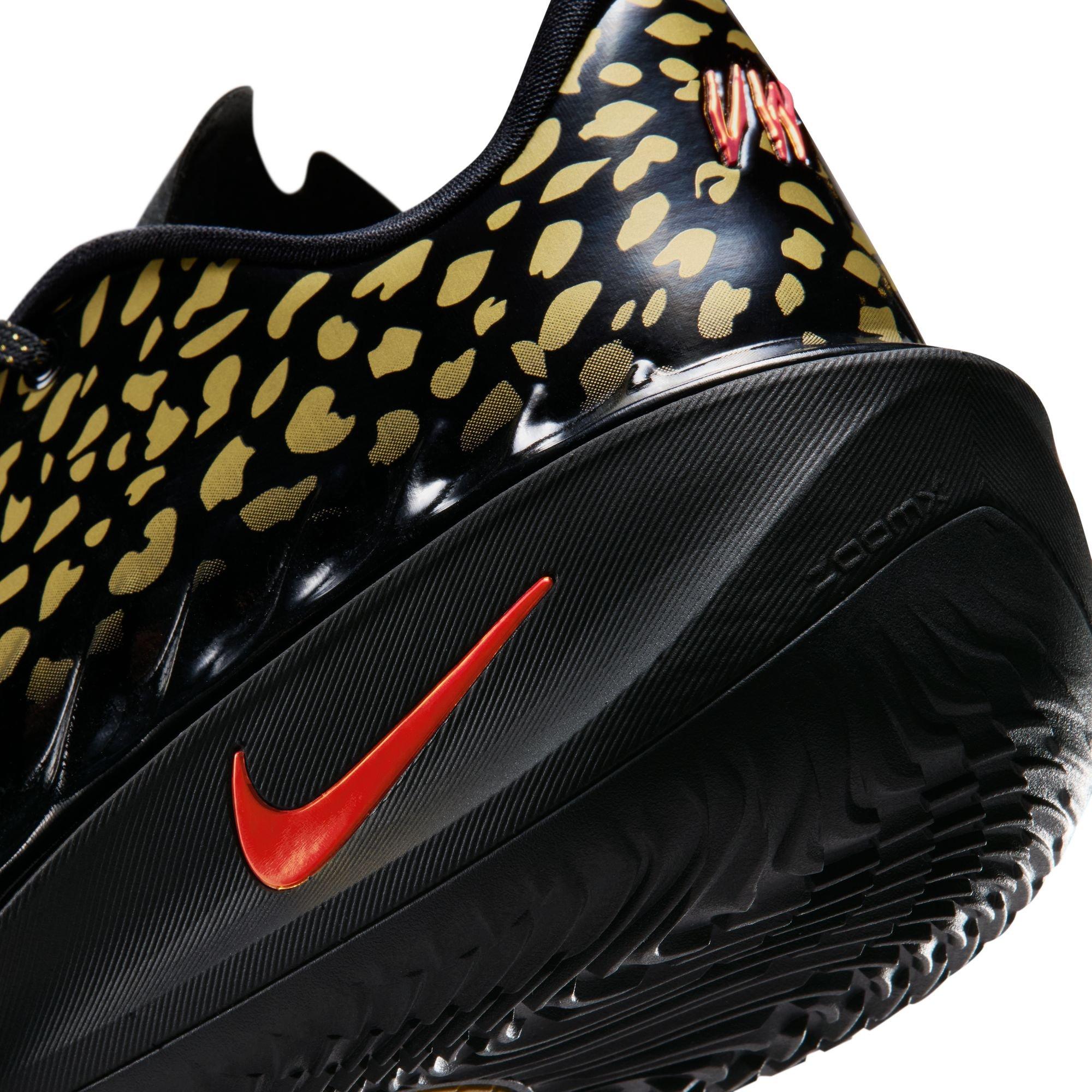 Nike G.T. Cut 4 "Victor Wembanyama" Men's Basketball Shoe - BLACK/BRIGHT CRIMSON/METALLIC GOLD Thumbnail View 6