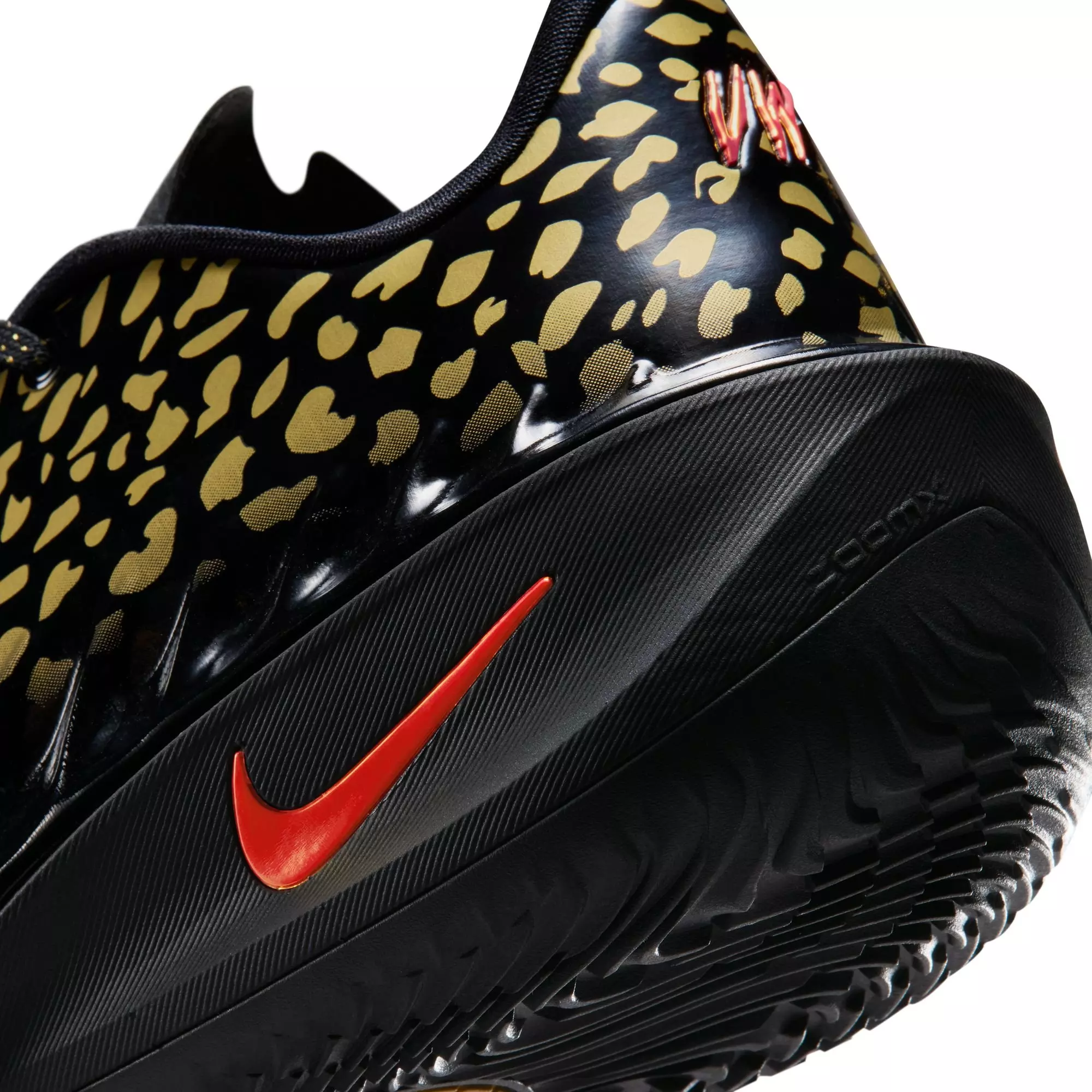 Nike G.T. Cut 4 "Victor Wembanyama" Men's Basketball Shoe - BLACK/BRIGHT CRIMSON/METALLIC GOLD