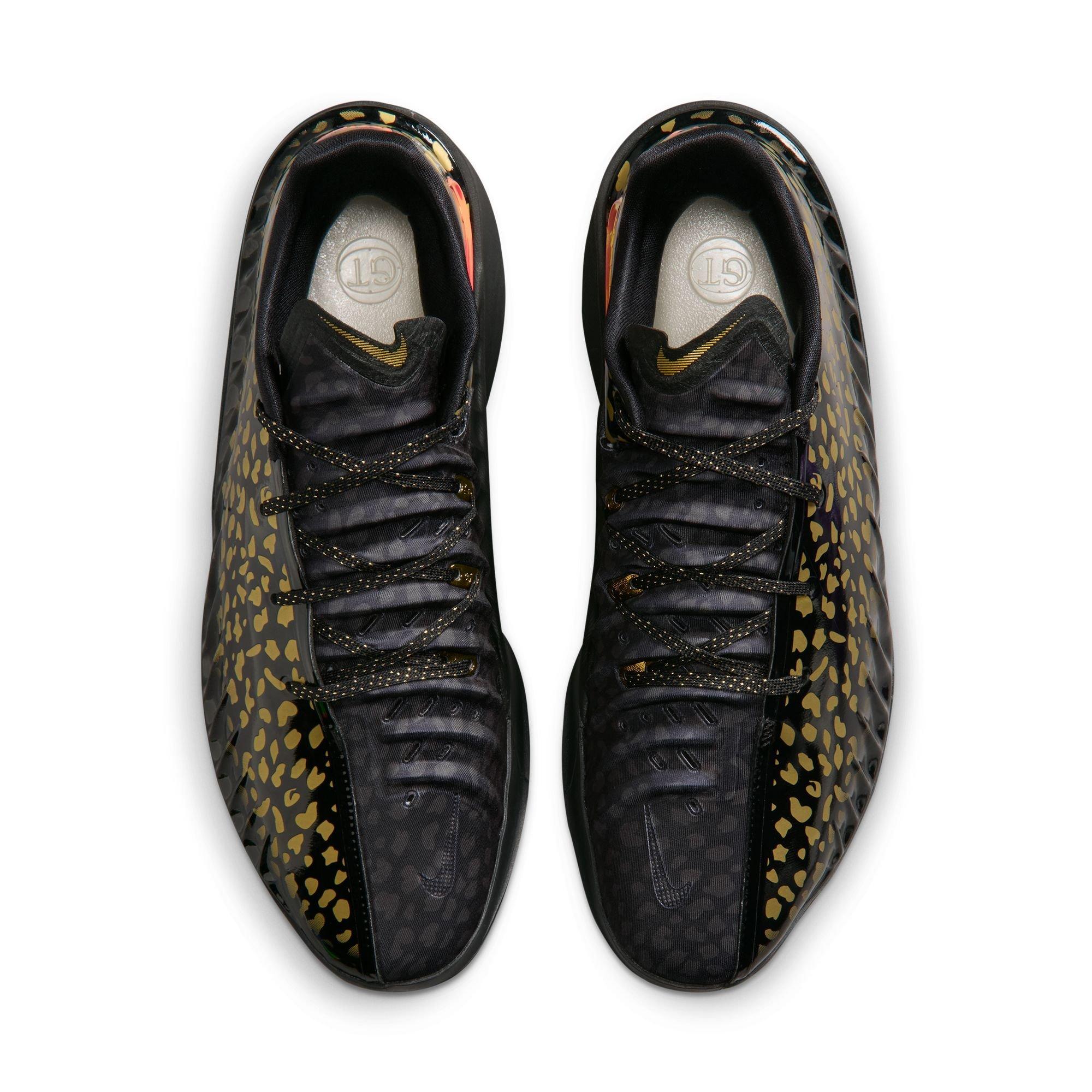 Nike G.T. Cut 4 "Victor Wembanyama" Men's Basketball Shoe - BLACK/BRIGHT CRIMSON/METALLIC GOLD Thumbnail View 11