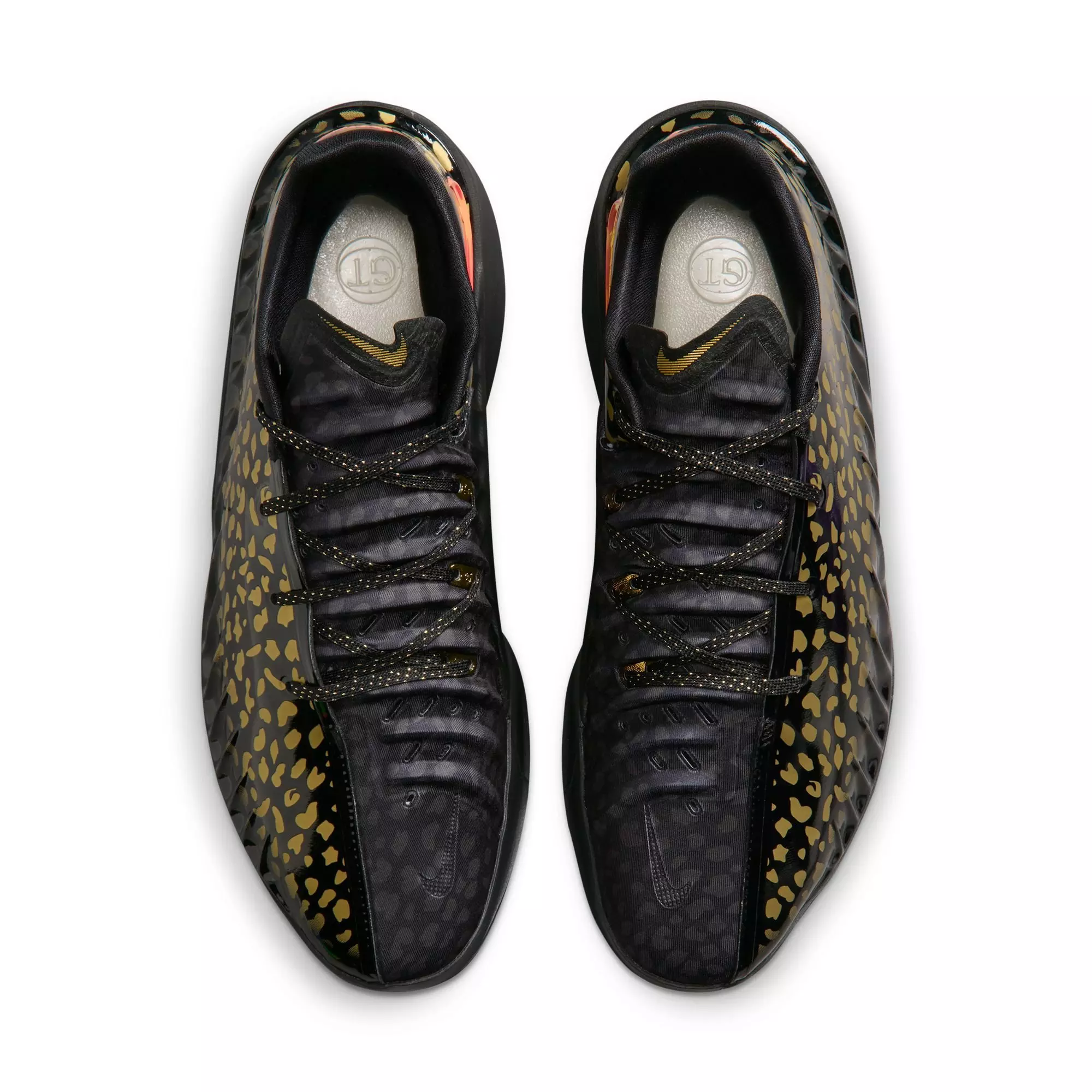 Nike G.T. Cut 4 "Victor Wembanyama" Men's Basketball Shoe - BLACK/BRIGHT CRIMSON/METALLIC GOLD