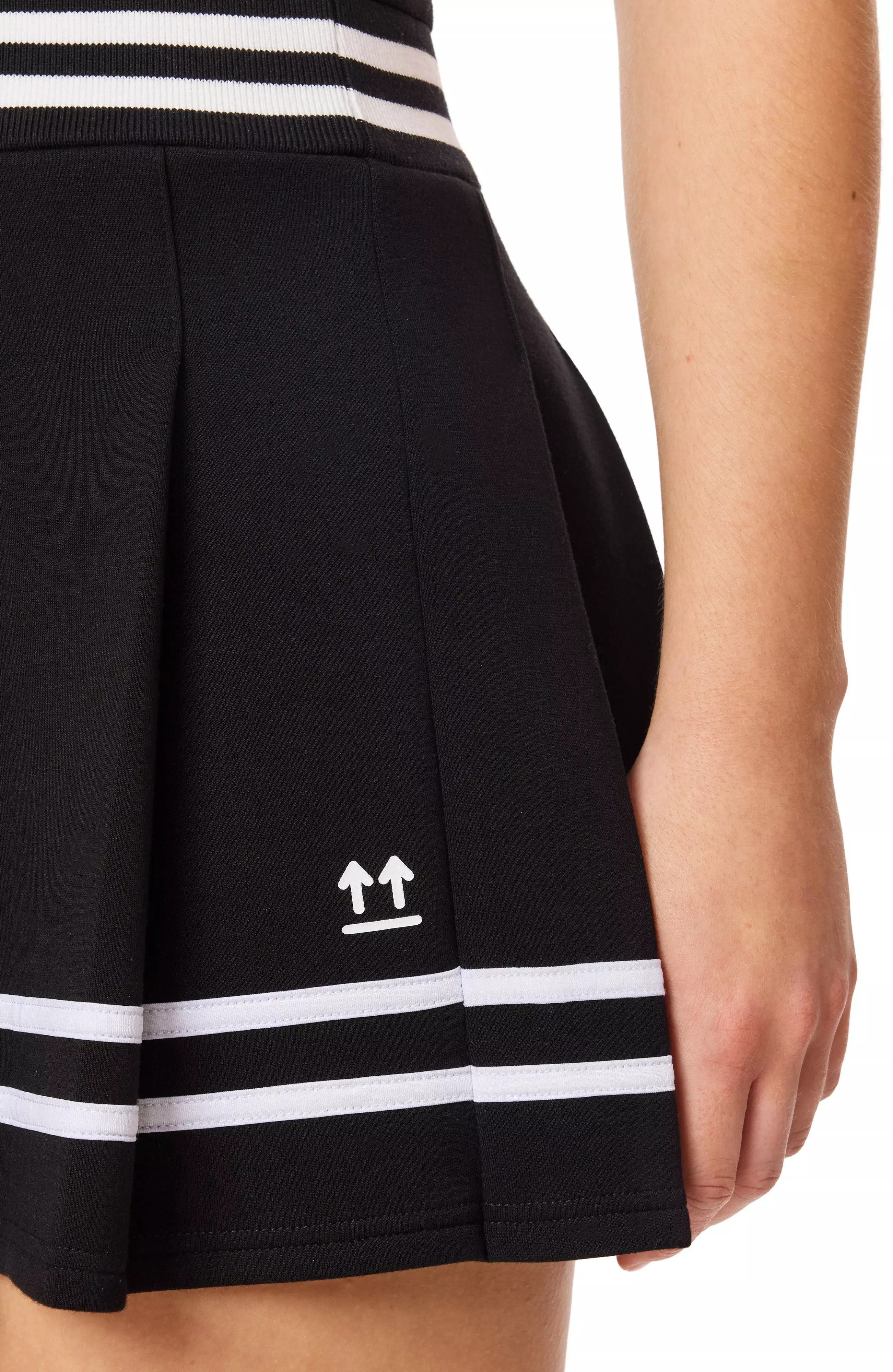 L/AB c/o Off-White Women's Pleated Tennis Dress - BLACK