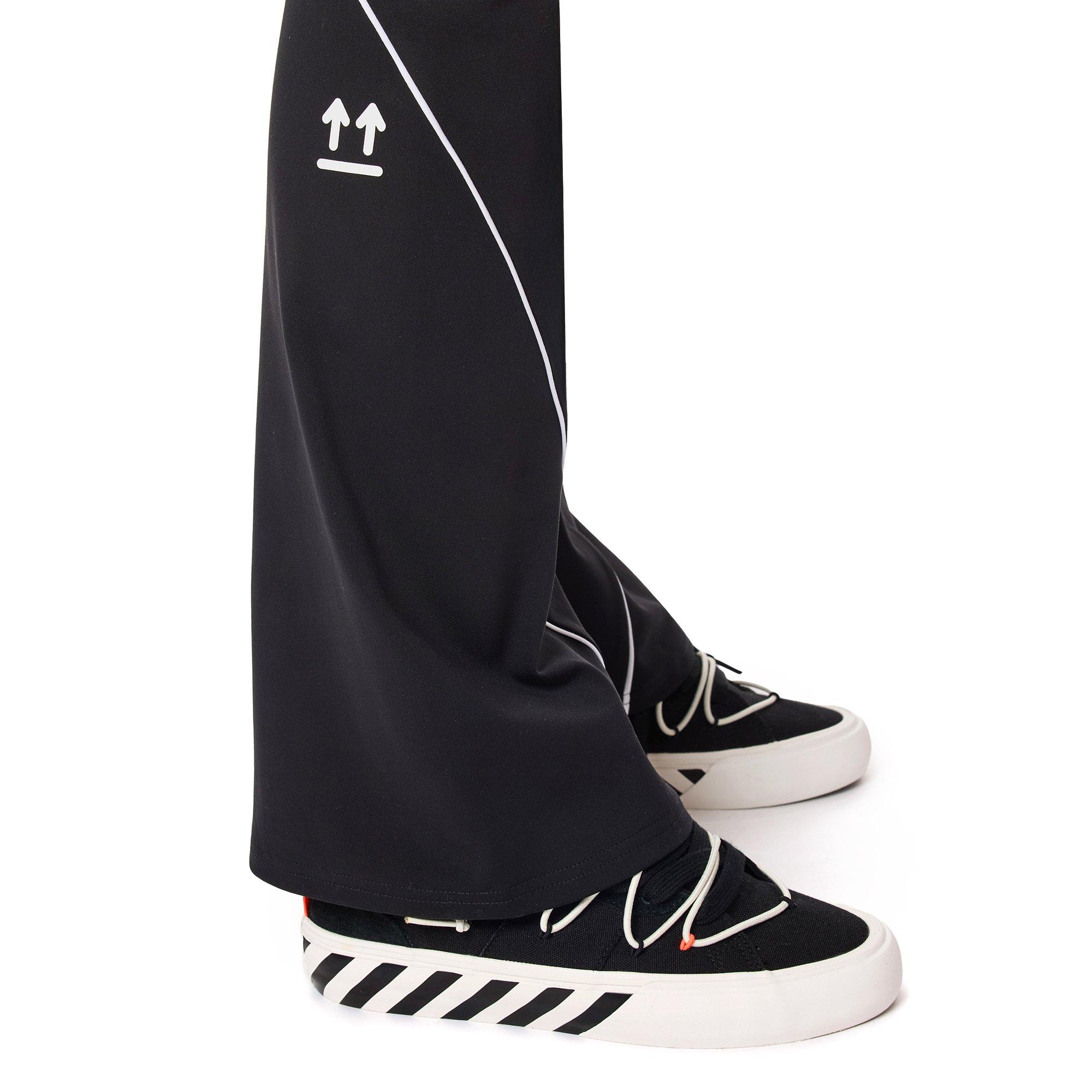 L/AB c/o Off-White Women's Bootcut Leggings - BLACK/WHITE