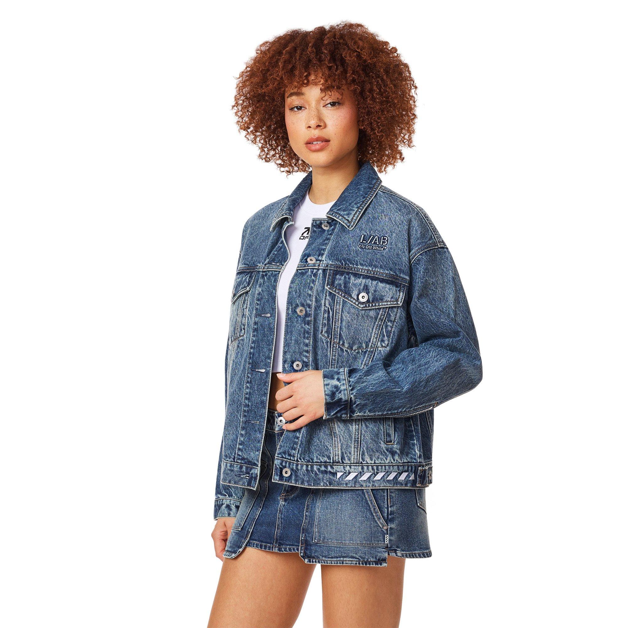L/AB c/o Off-White Women's Relaxed Denim Jacket - DENIM