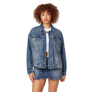 L/AB c/o Off-White Women's Relaxed Denim Jacket - DENIM