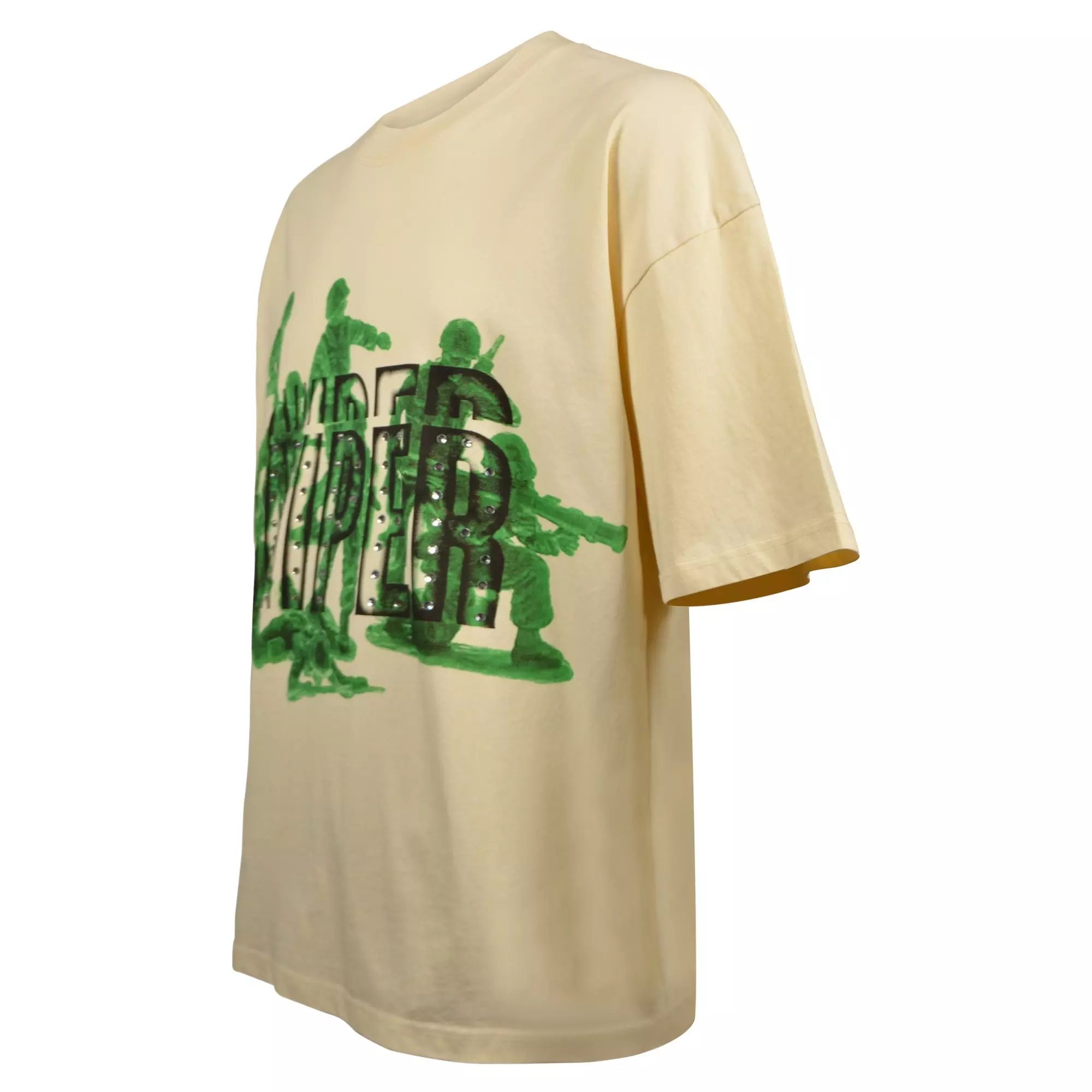 Sniper Gang Men's Toy Soldier Tee - CREAM