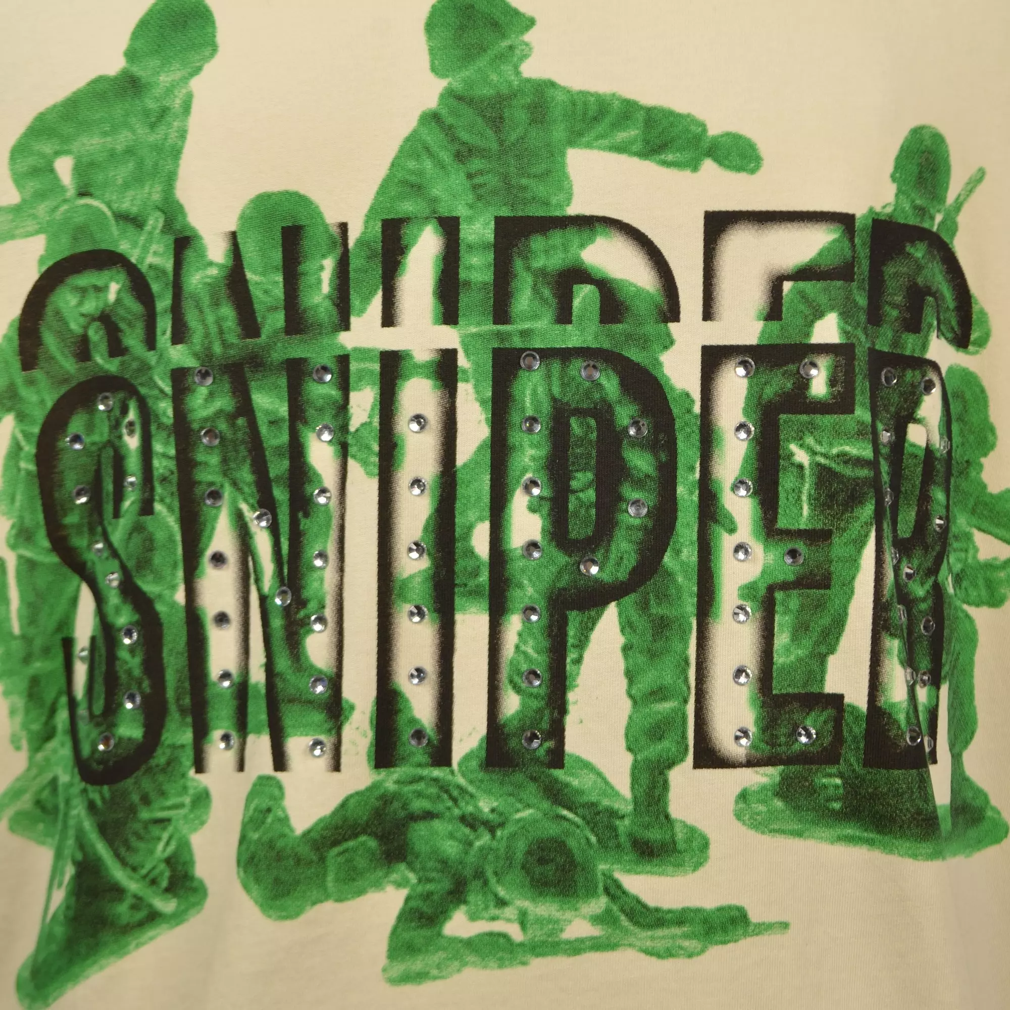 Sniper Gang Men's Toy Soldier Tee - CREAM