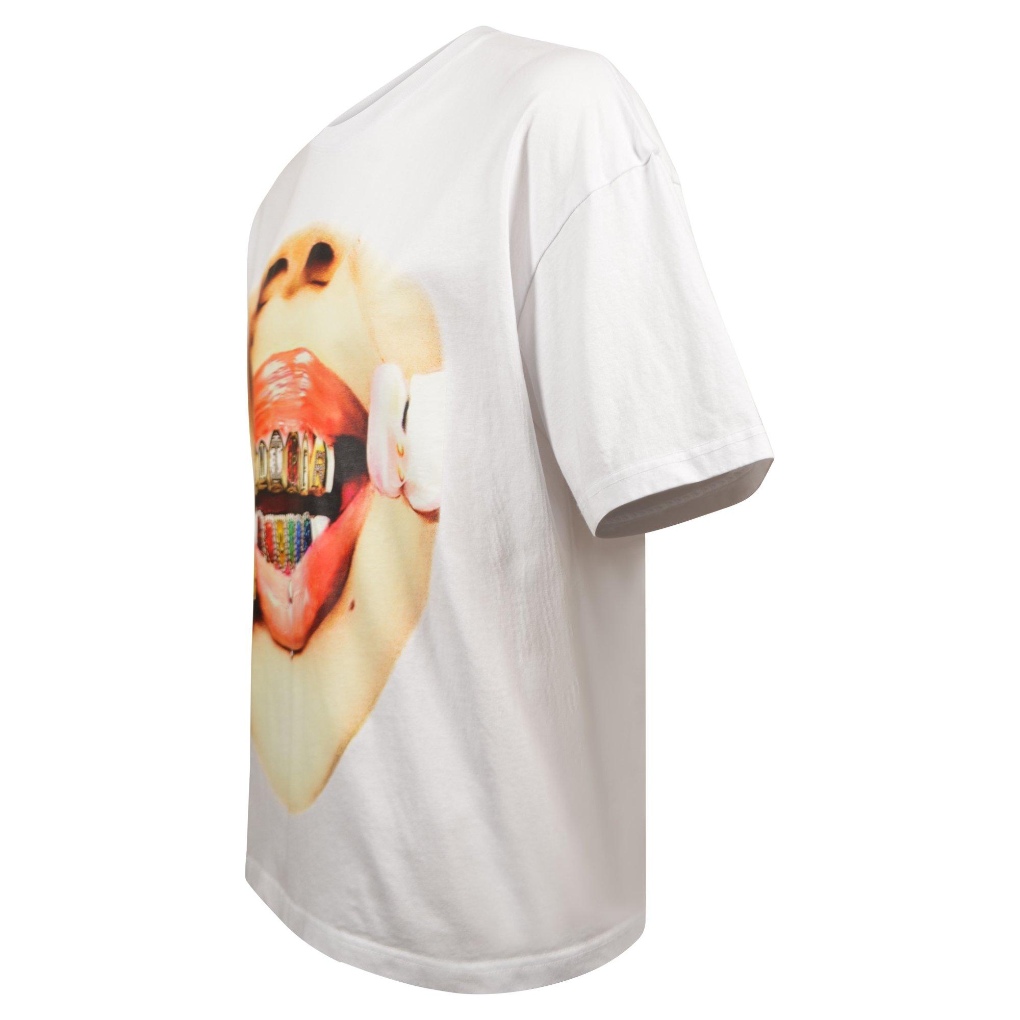 Sniper Gang Men's Grillz Tee - WHITE Thumbnail View 3