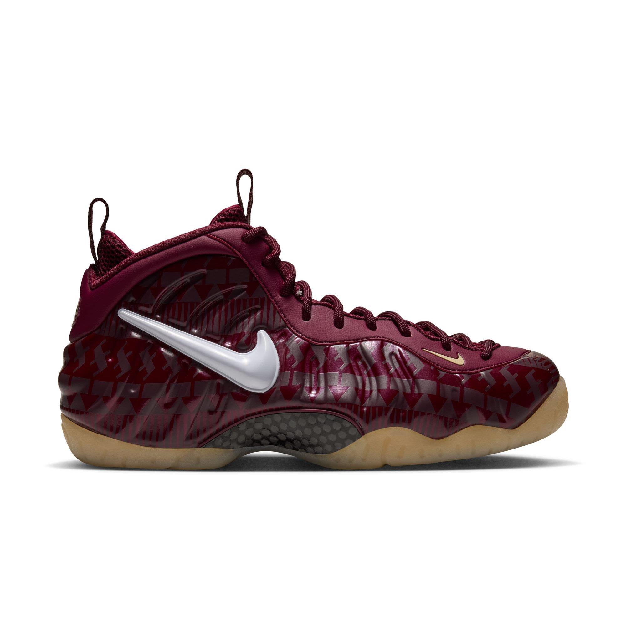 Nike Air Foamposite Pro "FSU" Men's Shoe - TEAM MAROON/WHITE