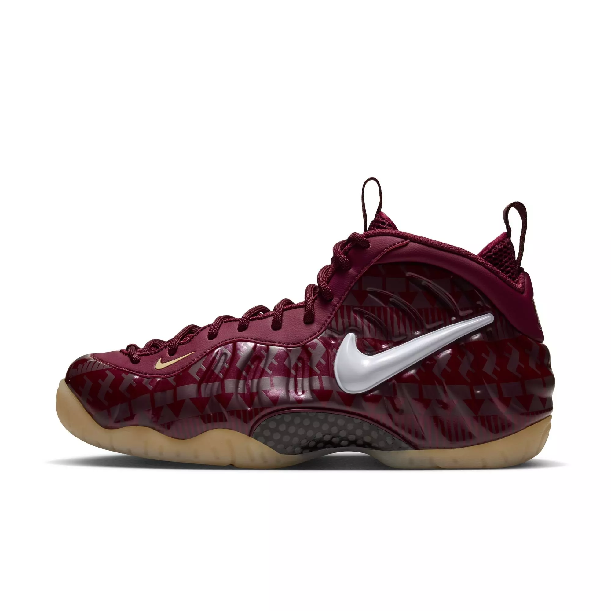 Nike Air Foamposite Pro "FSU" Men's Shoe - TEAM MAROON/WHITE