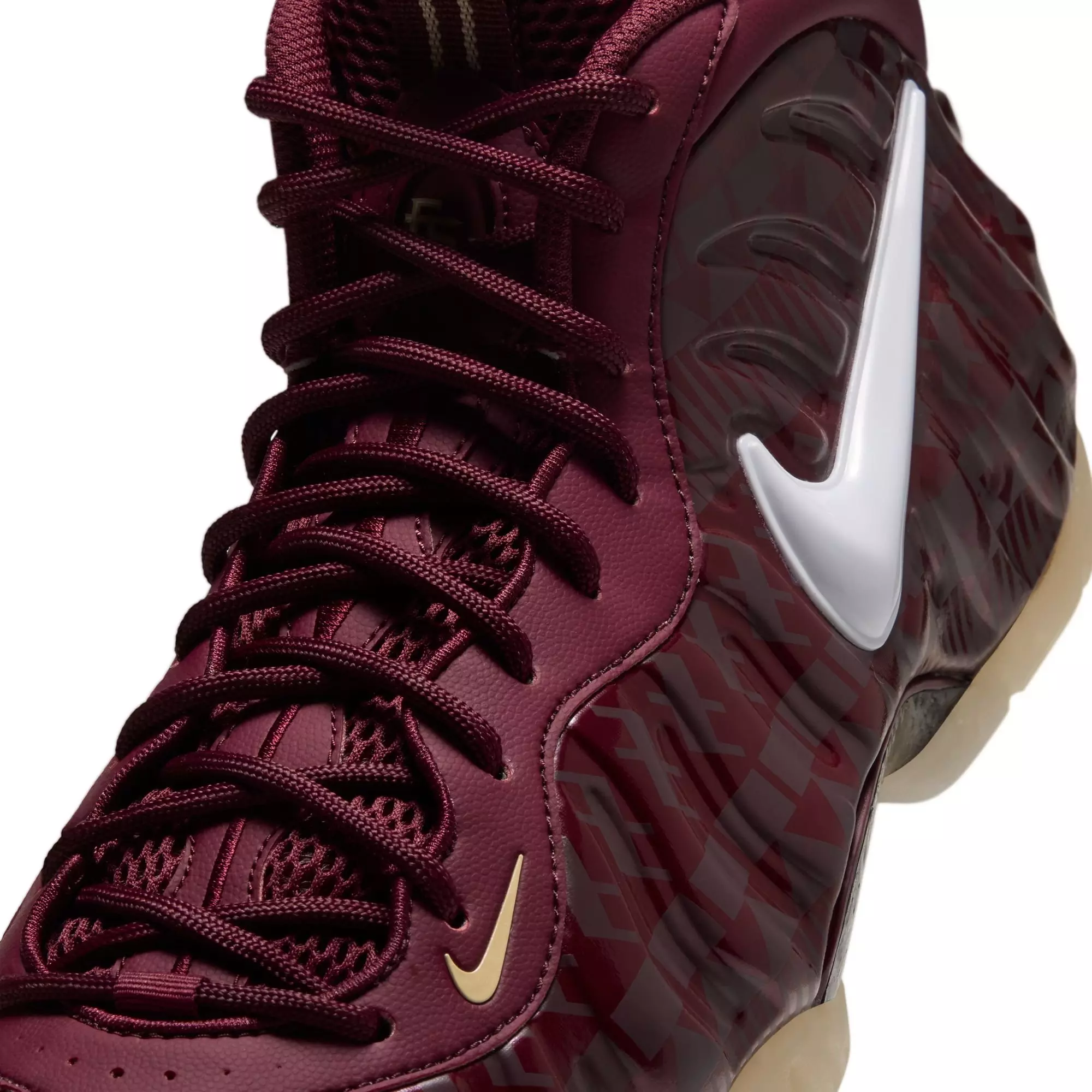 Nike Air Foamposite Pro "FSU" Men's Shoe - TEAM MAROON/WHITE