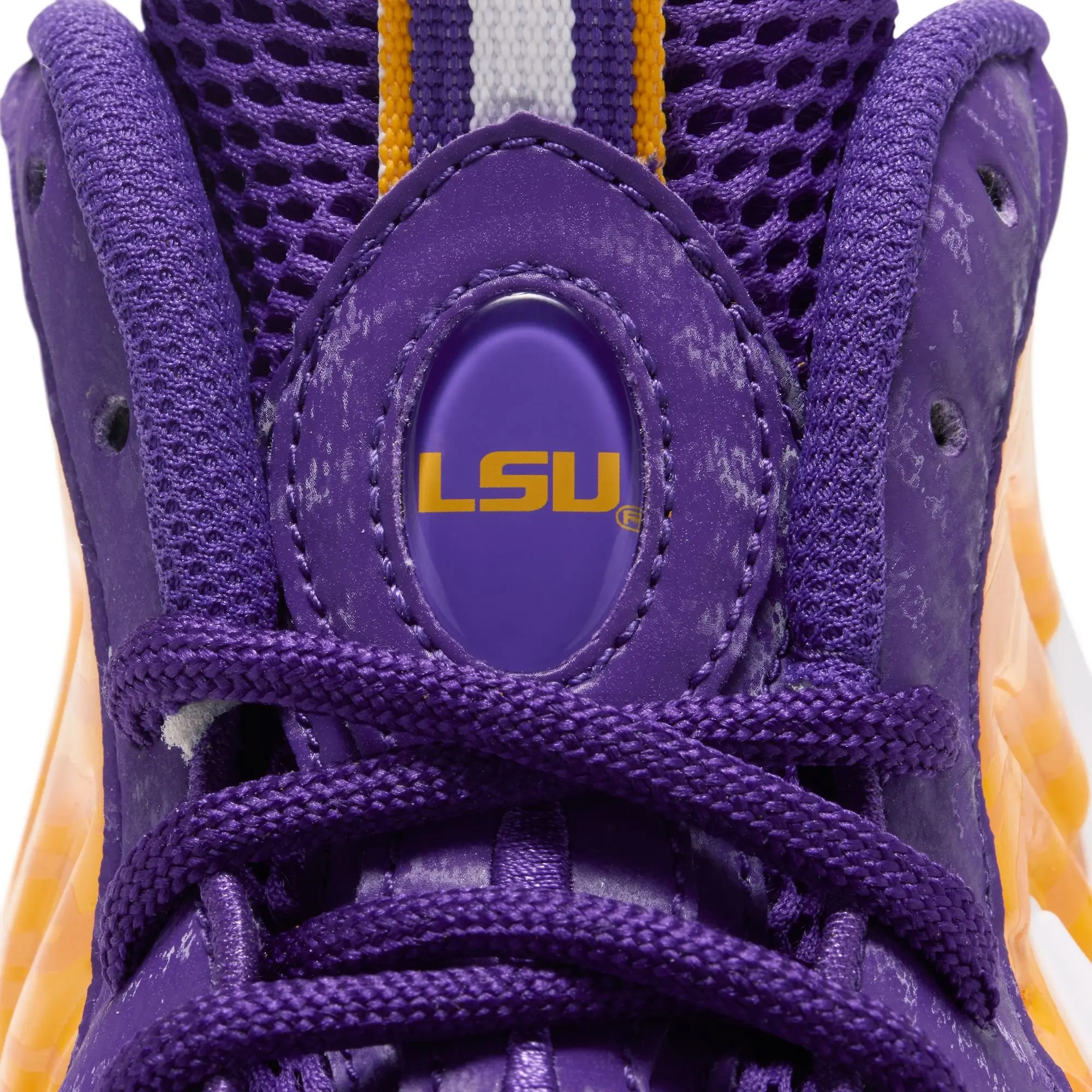 Nike Air Foamposite Pro "LSU" Men's Shoe - UNIVERSITY GOLD/WHITE