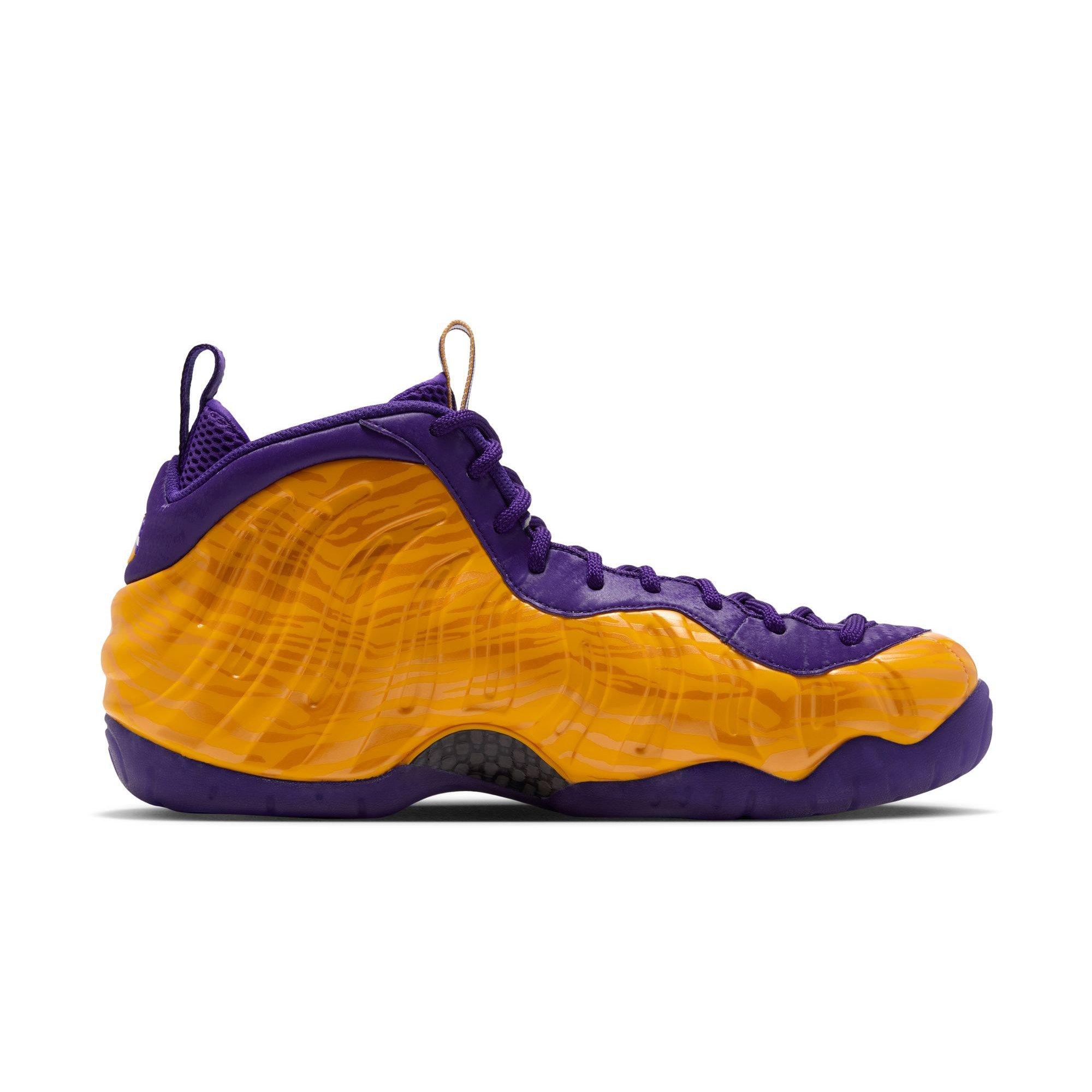 Nike Air Foamposite Pro "LSU" Men's Shoe - UNIVERSITY GOLD/WHITE
