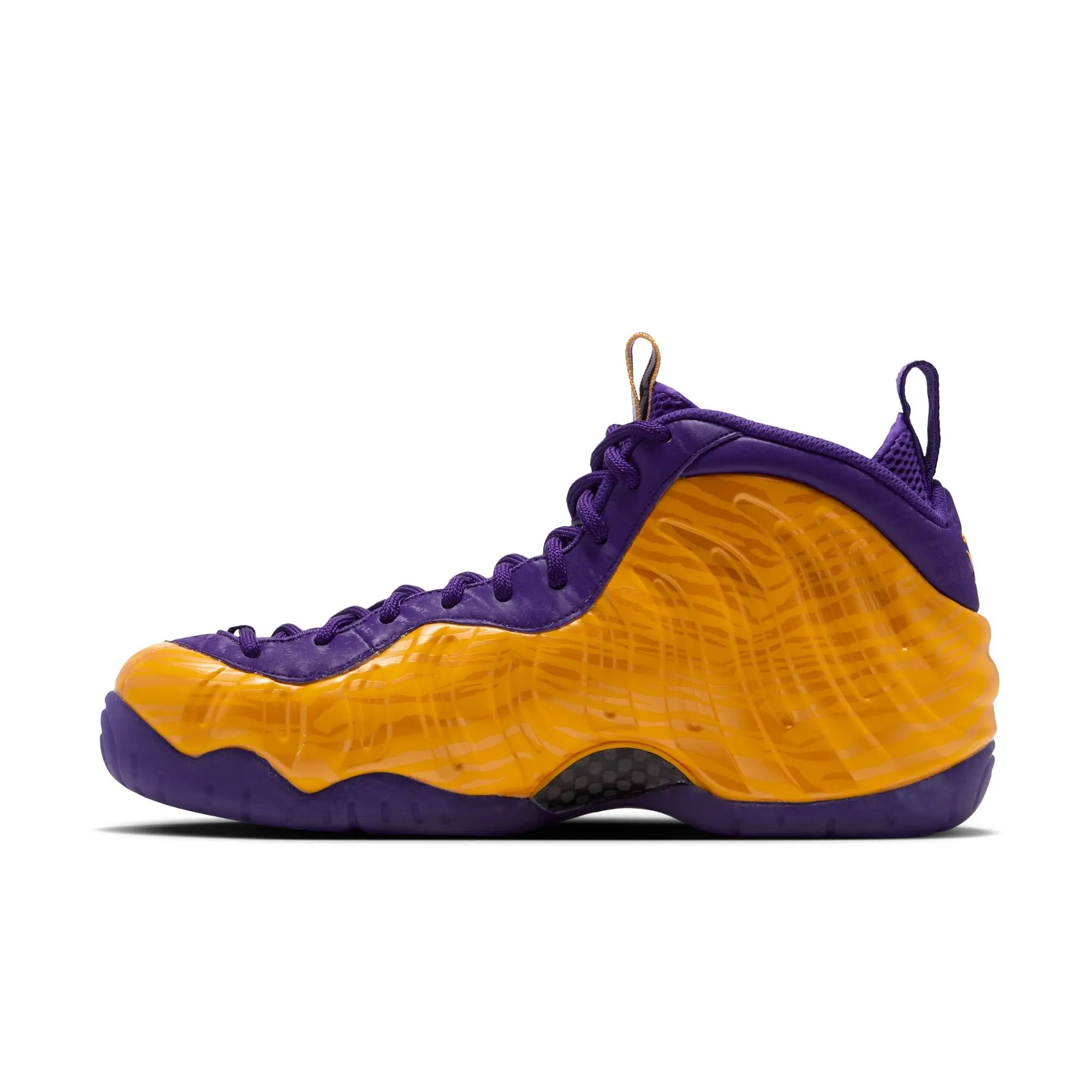 Nike Air Foamposite Pro "LSU" Men's Shoe - UNIVERSITY GOLD/WHITE