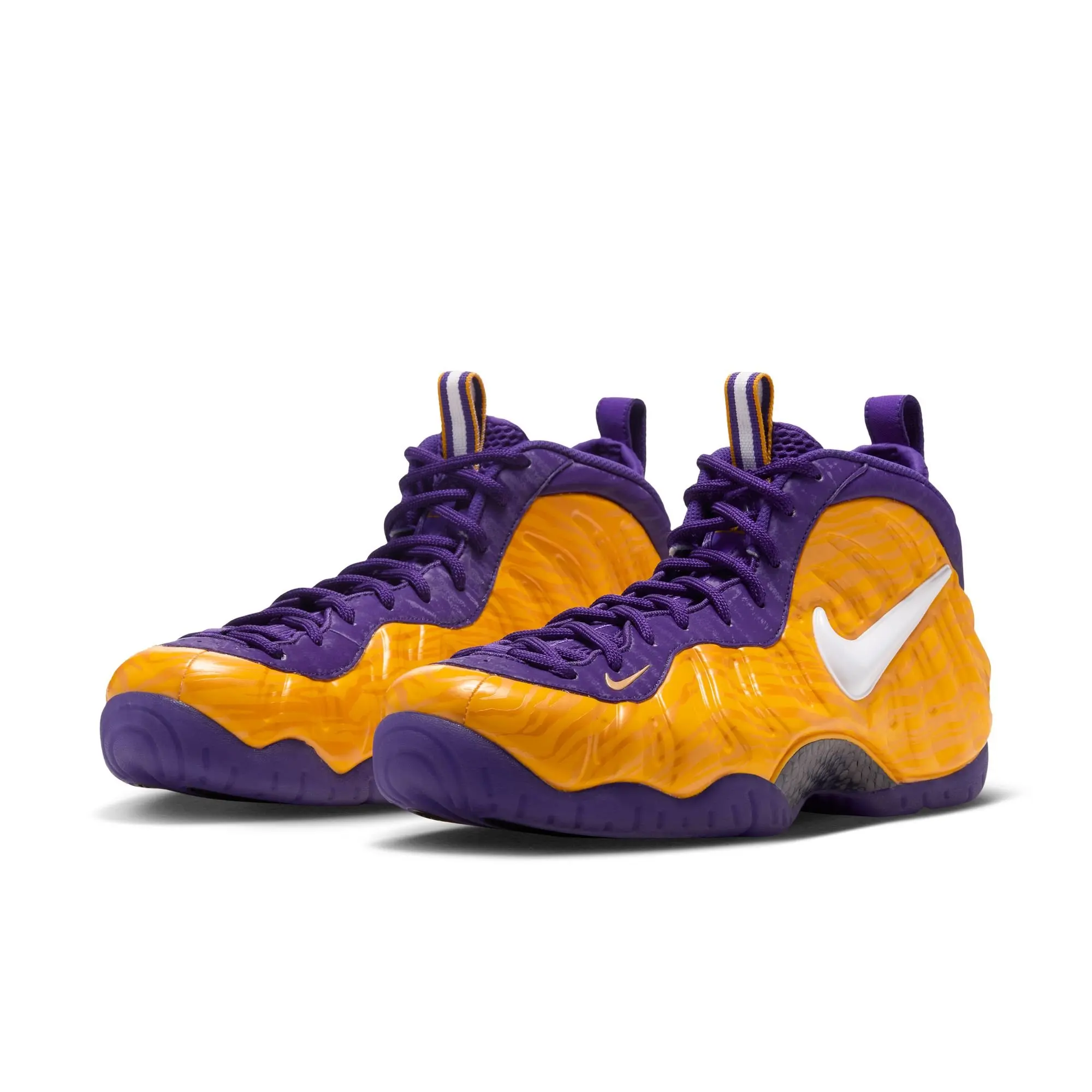 Nike Air Foamposite Pro "LSU" Men's Shoe - UNIVERSITY GOLD/WHITE