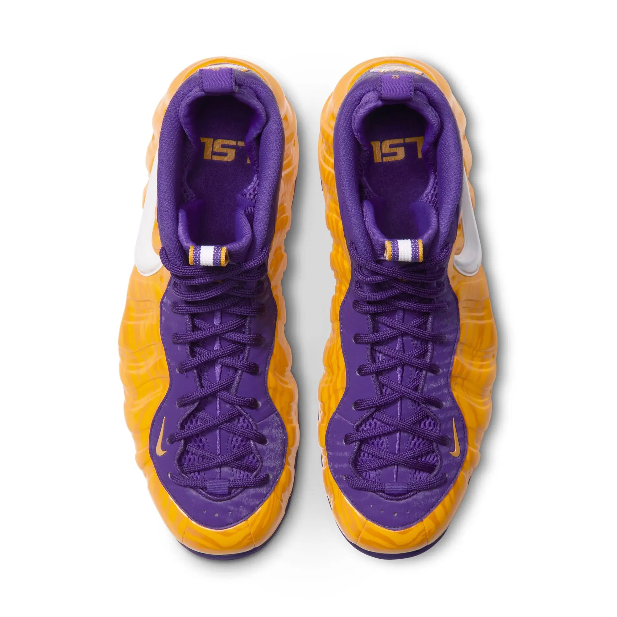 Nike Air Foamposite Pro "LSU" Men's Shoe - UNIVERSITY GOLD/WHITE