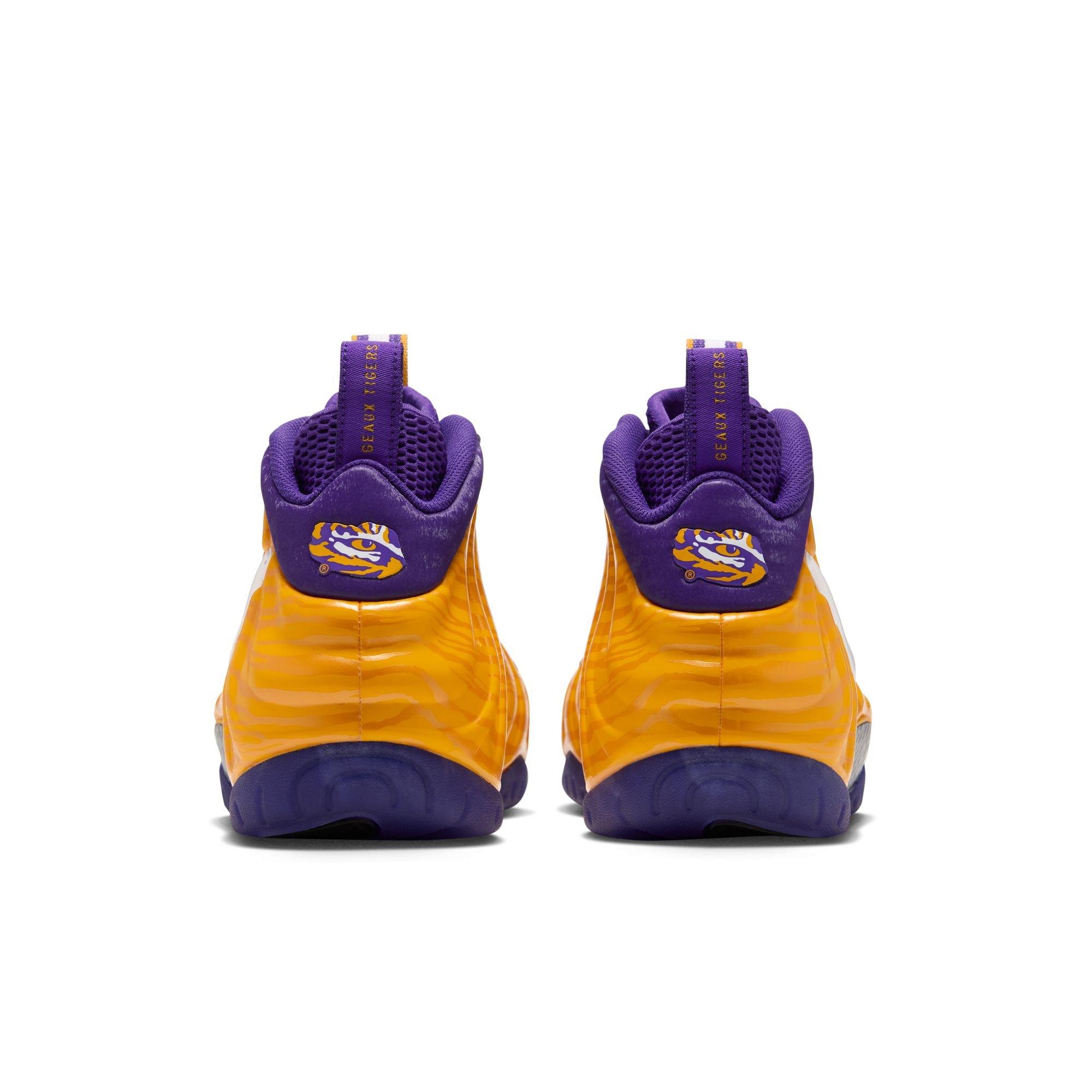 Nike Air Foamposite Pro "LSU" Men's Shoe - UNIVERSITY GOLD/WHITE