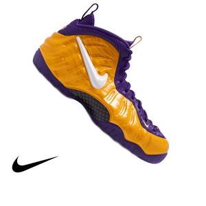 Nike Air Foamposite Pro "LSU" Men's Shoe - UNIVERSITY GOLD/WHITE