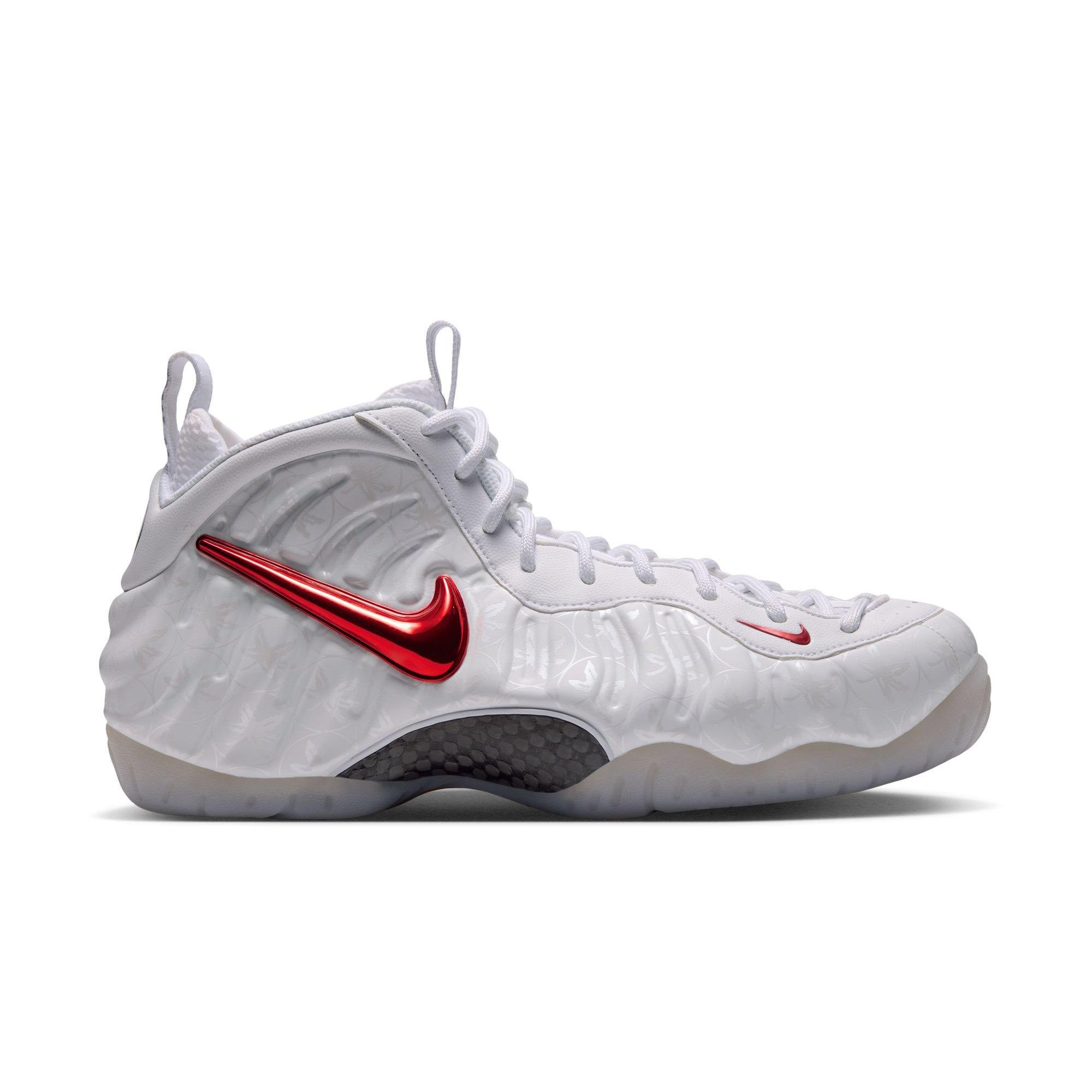 Nike Air Foamposite Pro "Ohio State" Men's Shoe - WHITE/UNIVERSITY RED