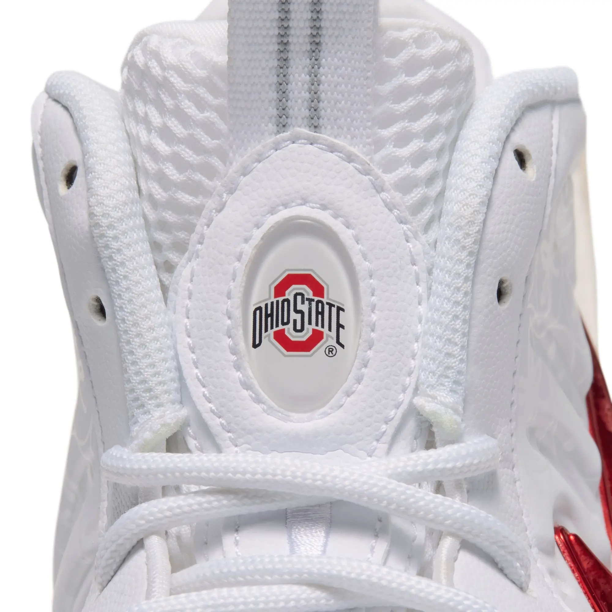 Nike Air Foamposite Pro "Ohio State" Men's Shoe - WHITE/UNIVERSITY RED