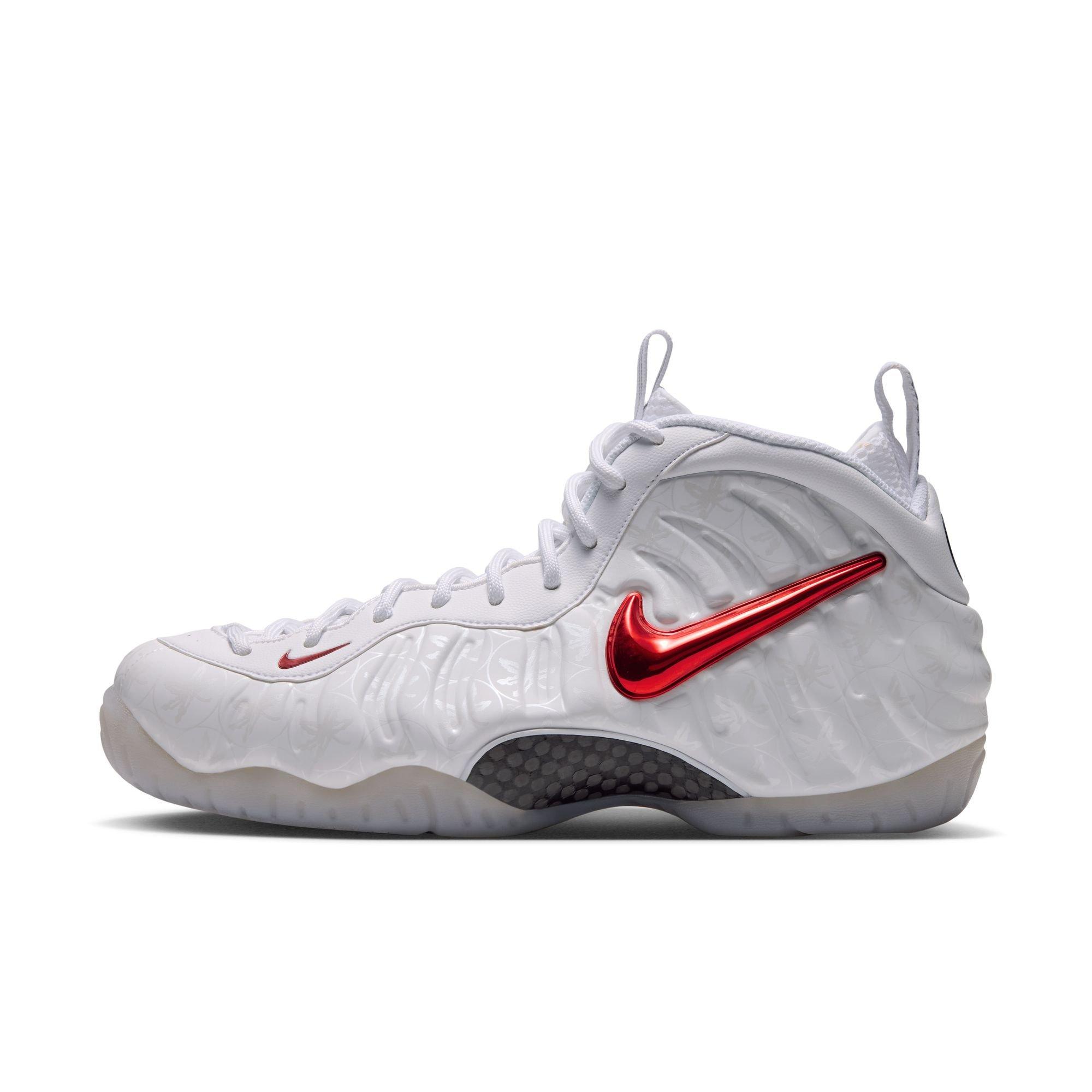 Nike Air Foamposite Pro "Ohio State" Men's Shoe - WHITE/UNIVERSITY RED