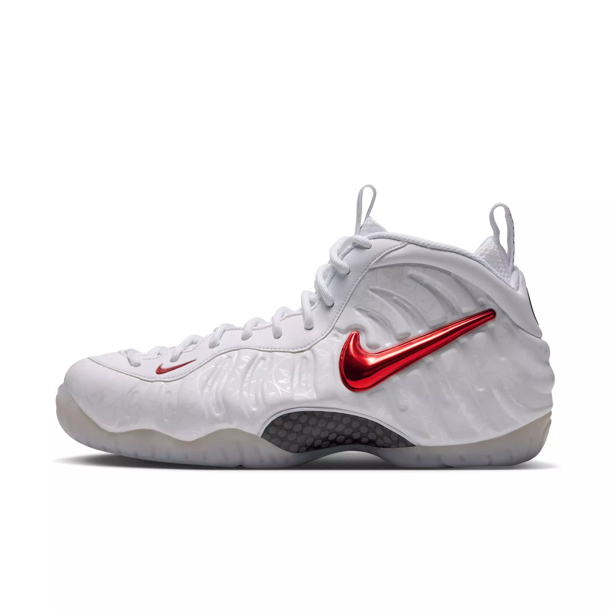 Nike Air Foamposite Pro "Ohio State" Men's Shoe - WHITE/UNIVERSITY RED