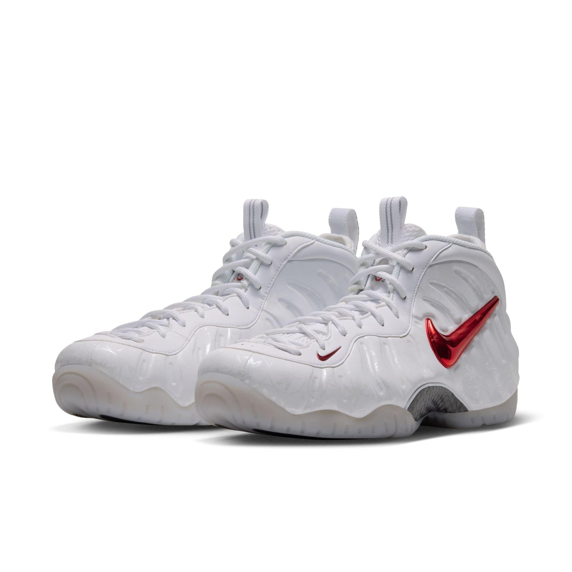 Nike Air Foamposite Pro "Ohio State" Men's Shoe - WHITE/UNIVERSITY RED