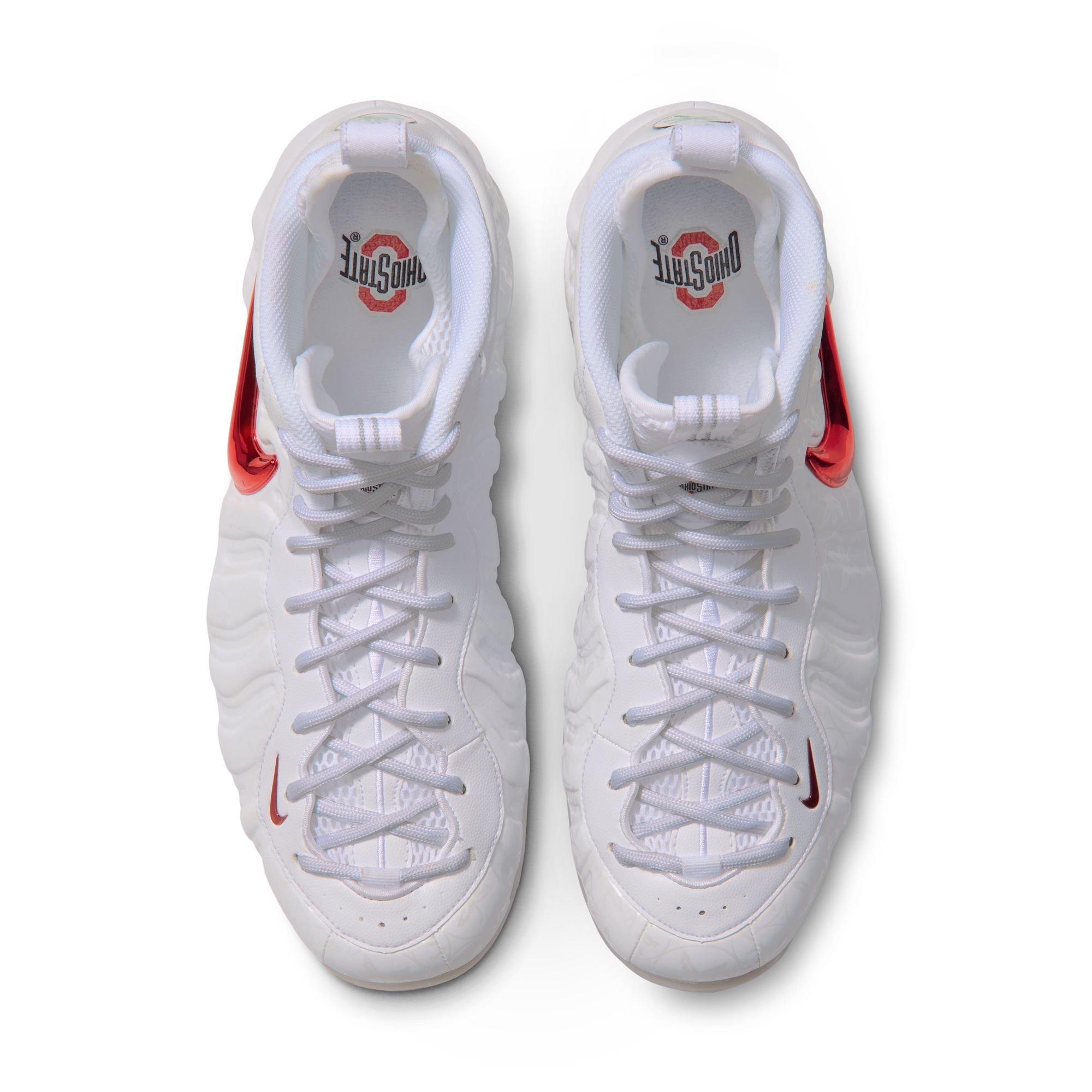 Nike Air Foamposite Pro "Ohio State" Men's Shoe - WHITE/UNIVERSITY RED