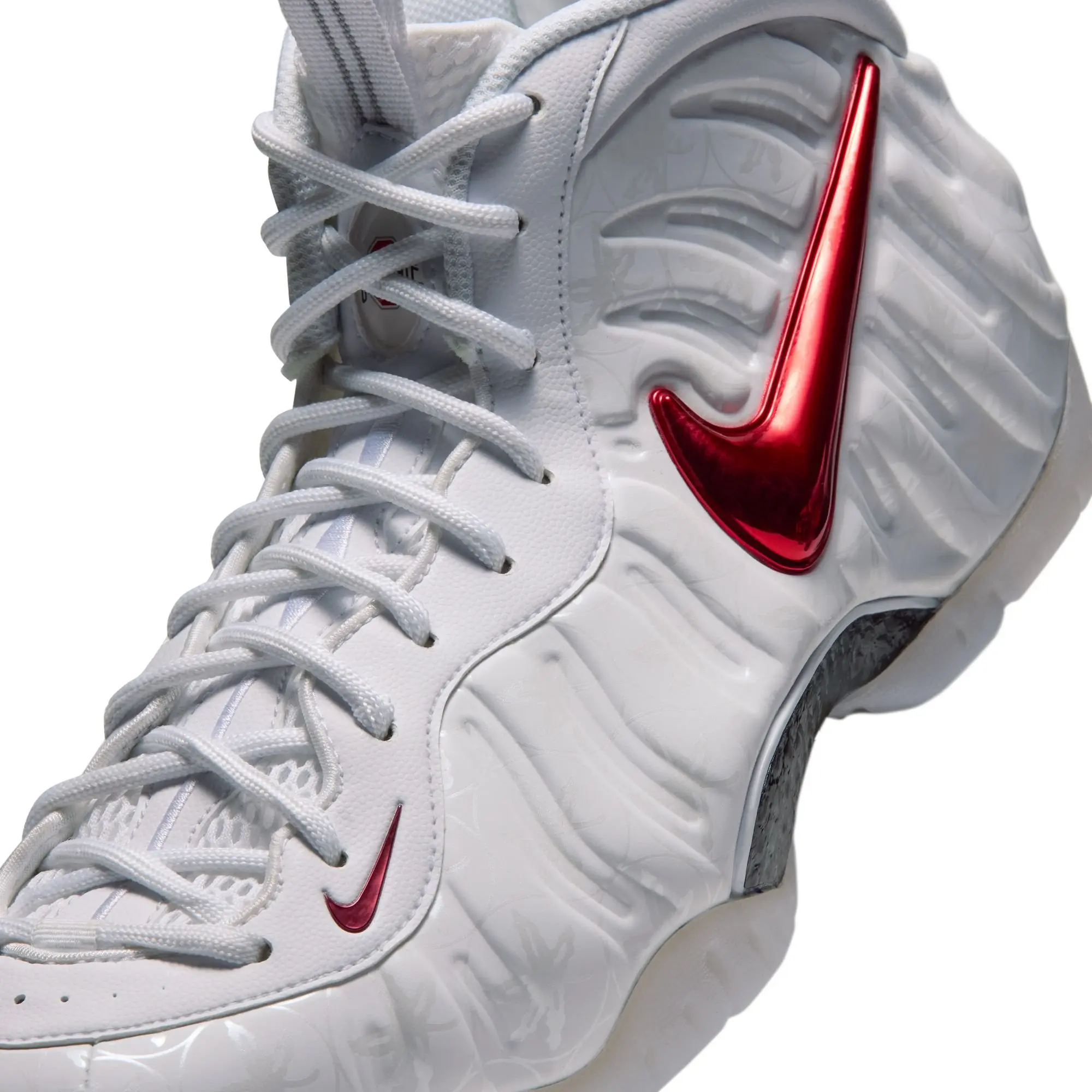 Nike Air Foamposite Pro "Ohio State" Men's Shoe - WHITE/UNIVERSITY RED