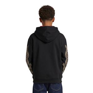 HO26 MULTI ACID WASH HOODIE - BLACK