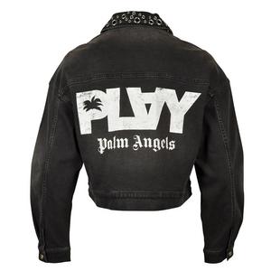 FA26 PLAY GROMET DENIM JACKET BLK - BLACK WASH DENIM