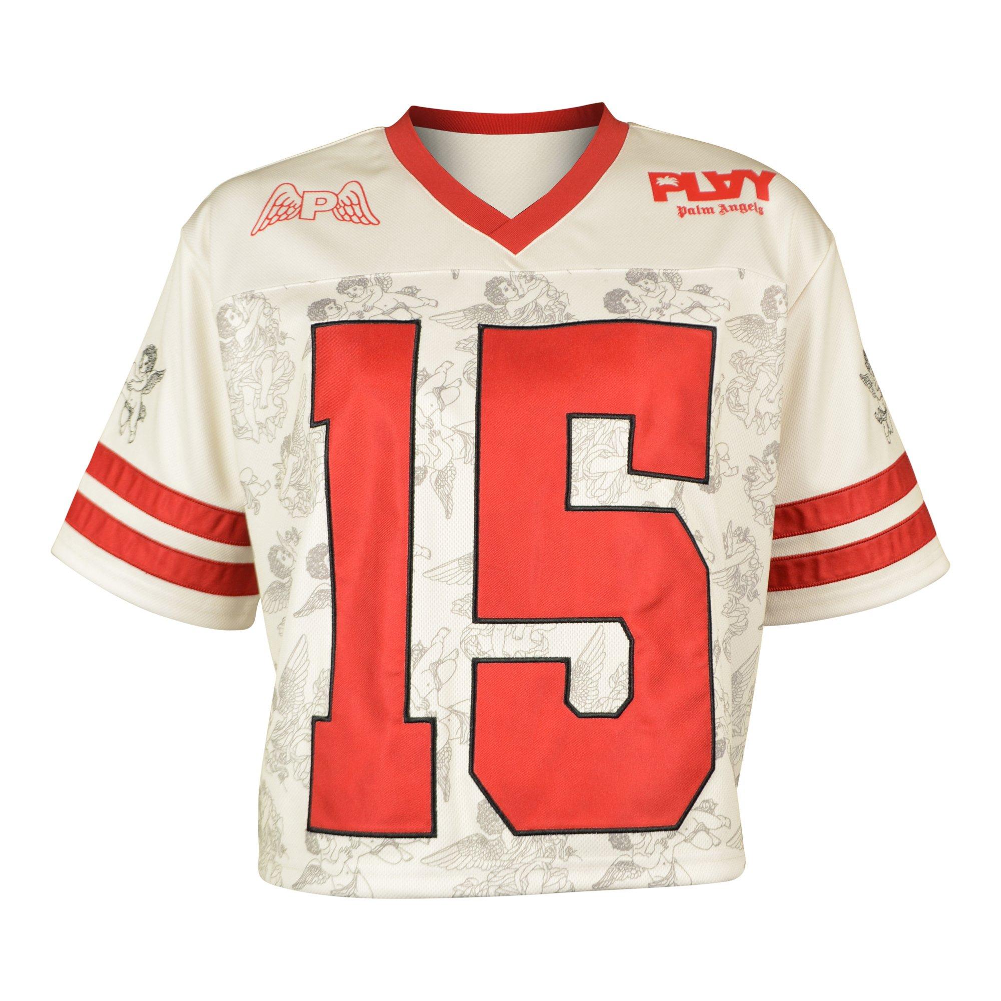 FA26 PLAY JERSEY TEE - CREAM/RED