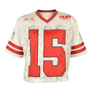 FA26 PLAY JERSEY TEE - CREAM/RED