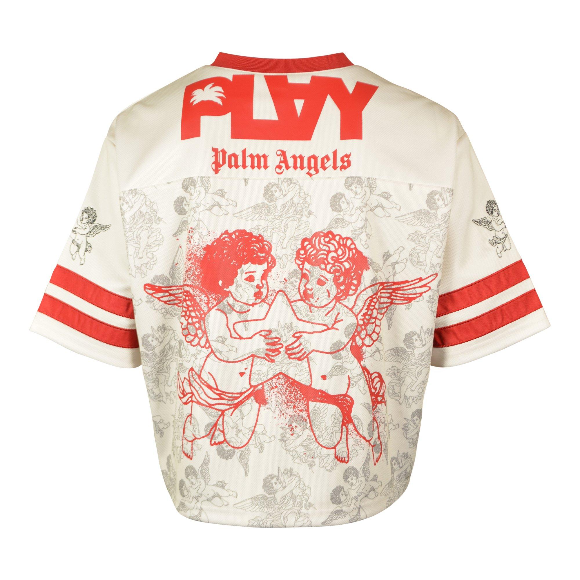FA26 PLAY JERSEY TEE - CREAM/RED