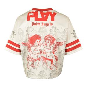 FA26 PLAY JERSEY TEE - CREAM/RED