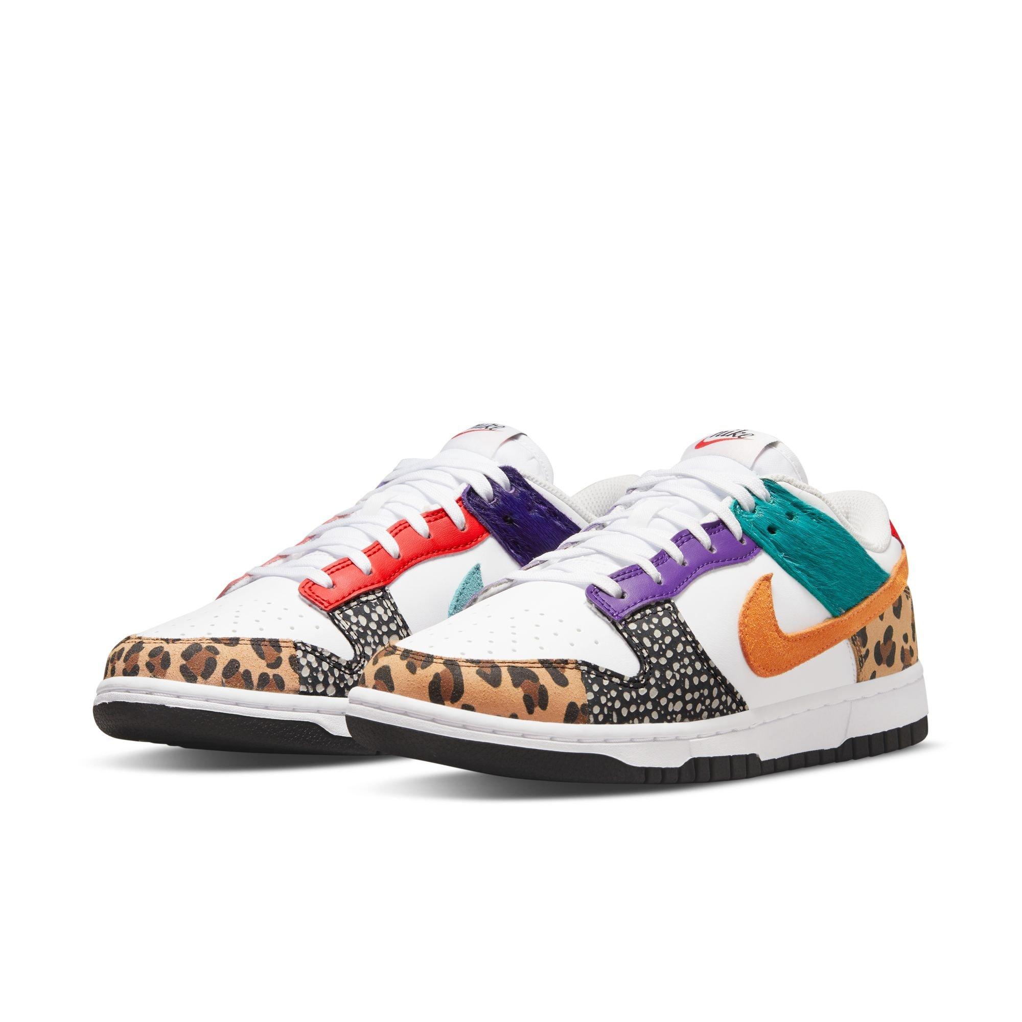 Nike Dunk Low SE "White/Light Curry/Washed Teal" Women's Shoe - WHITE/BLUE/YELLOW