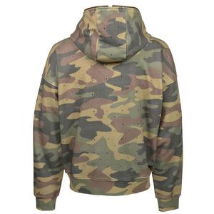 WASHED RHINESTONE HOOD CAMO - CAMOUFLAGE