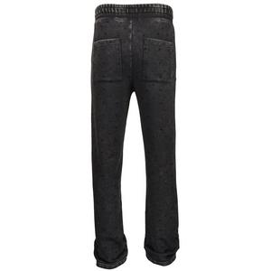 WASHED RHINESTONE STACKED PNT BLACK - BLACK