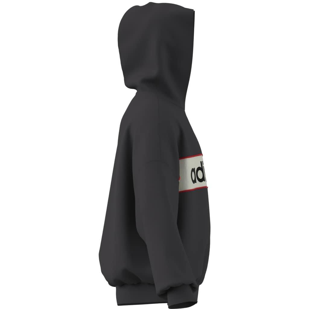 adidas Men's Blocked Signature Hoodie - Black - BLACK