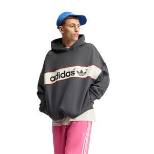 BLOCKED SIGNATURE HOOD - BLACK - BLACK