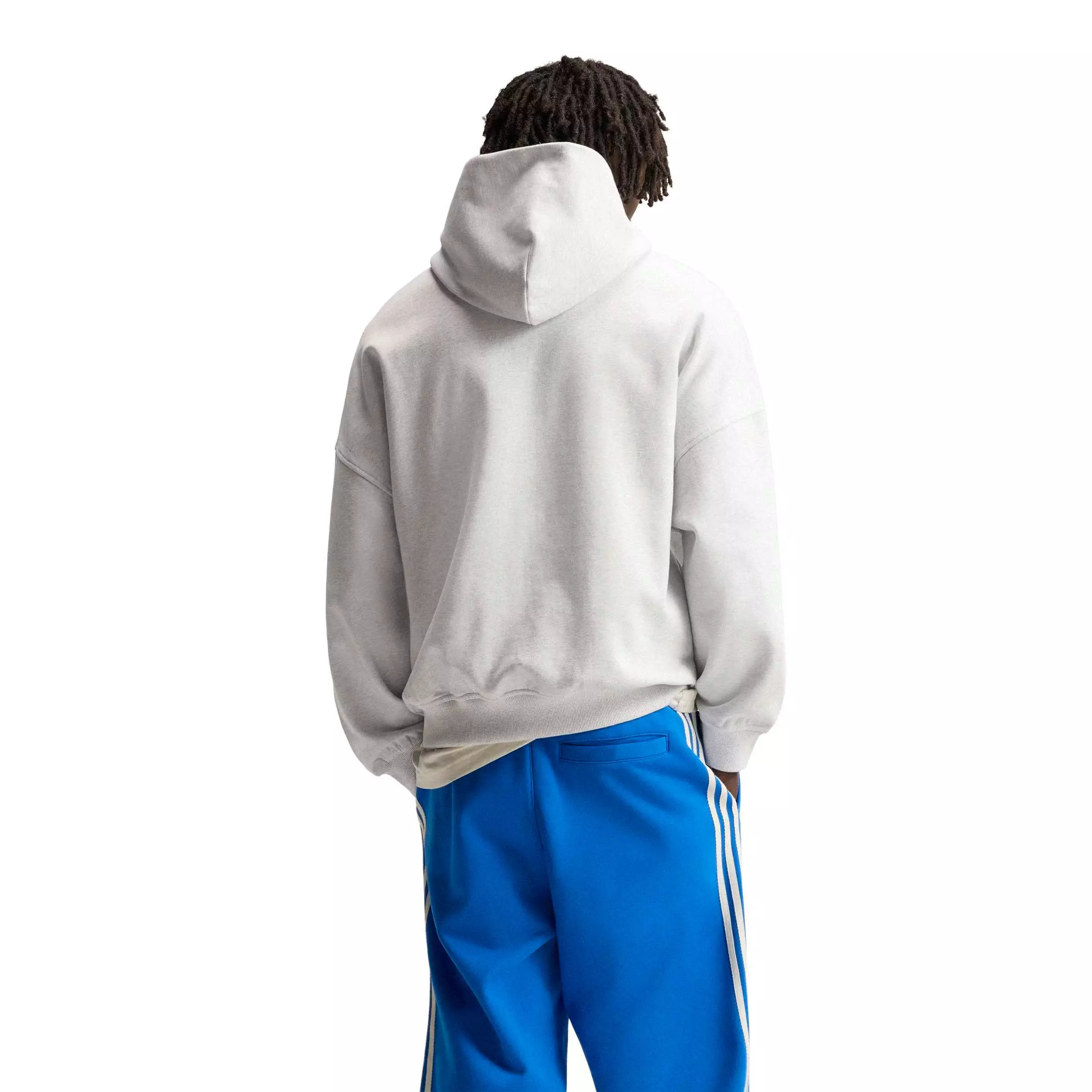 BLOCKED SIGNATURE HOOD - GREY - GREY