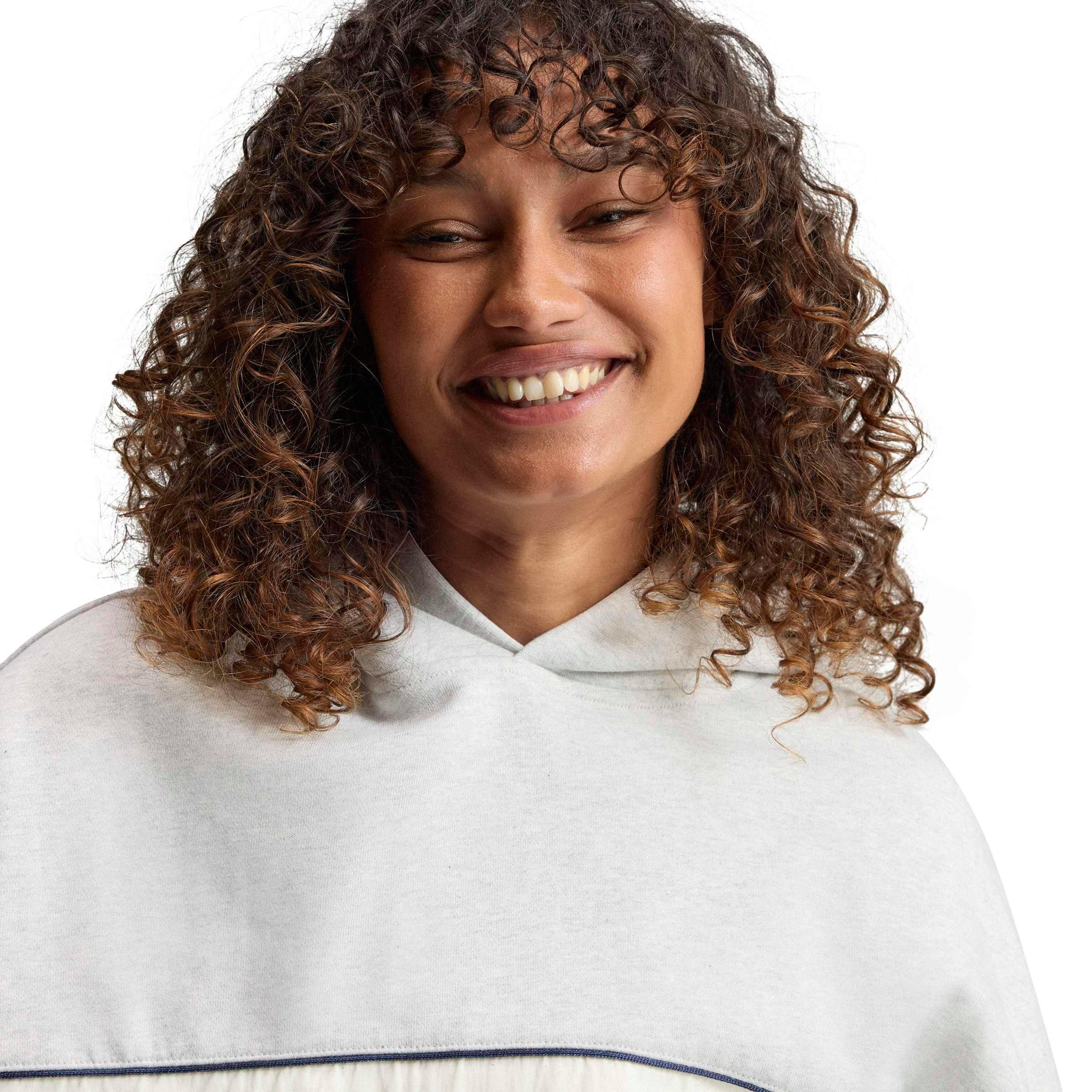 BLOCKED SIGNATURE HOOD - GREY - GREY